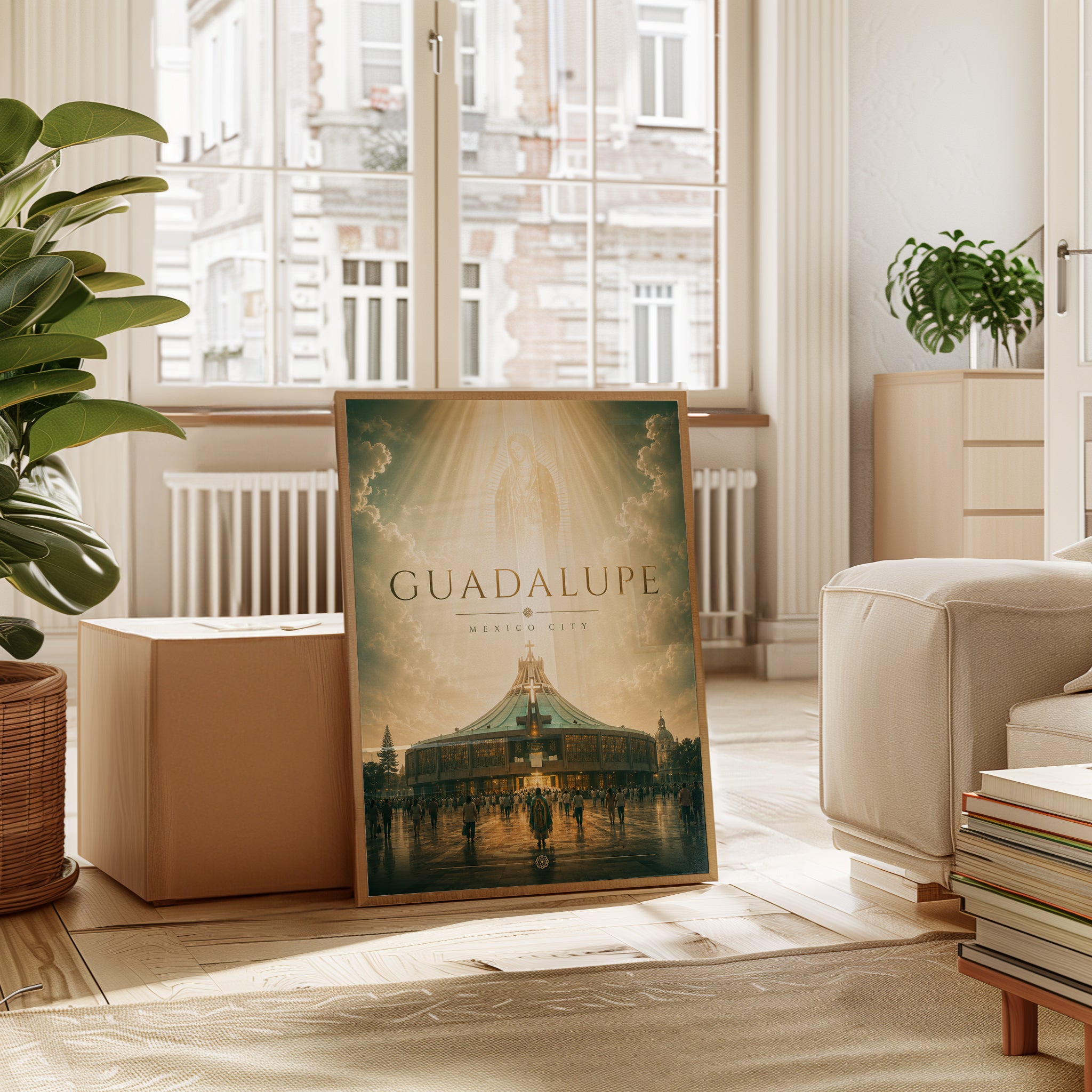 Mexico City Poster – Guadalupe Travel Print - interior