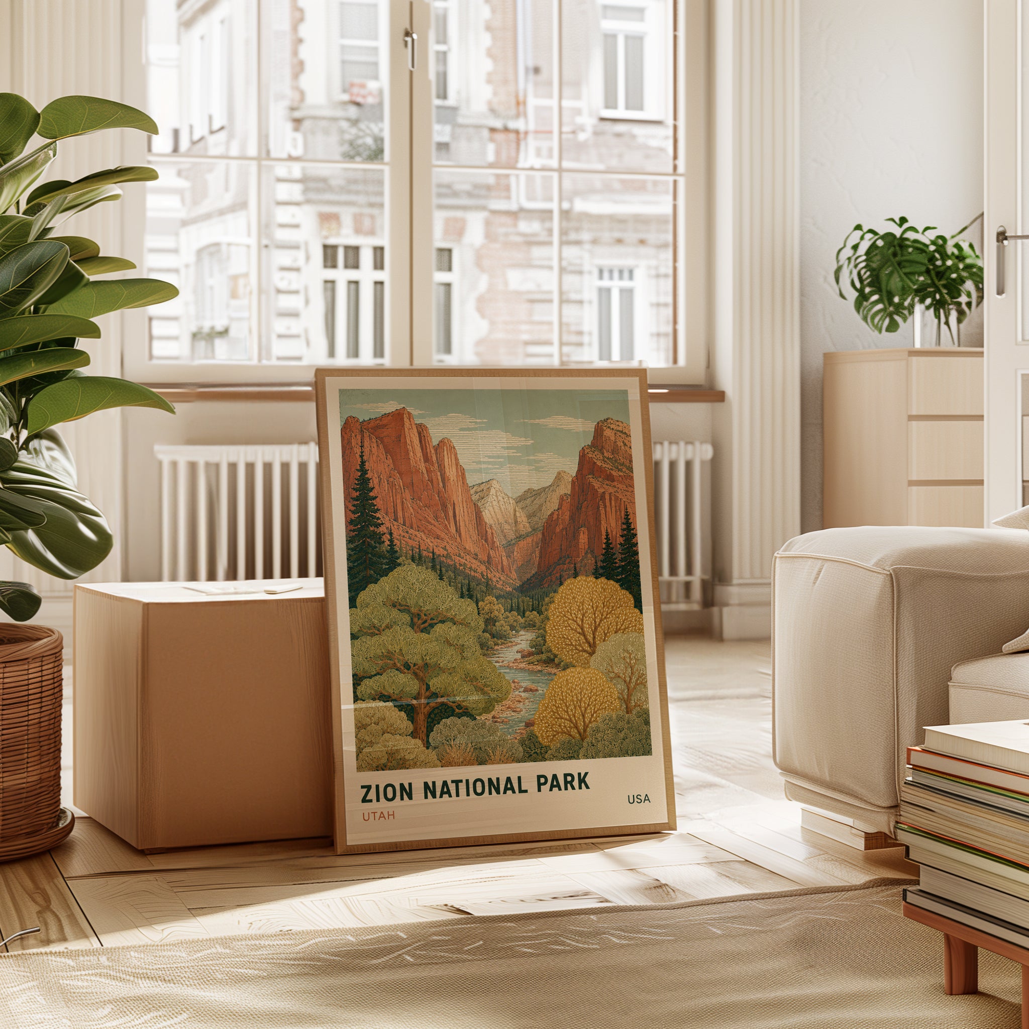 National Park Wall Art – Vintage Travel Poster - interior