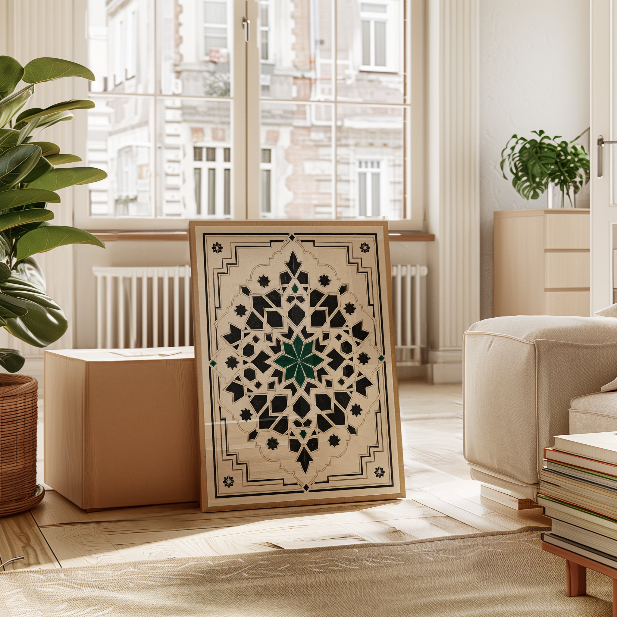 Islamic Geometric Wall Art - interior