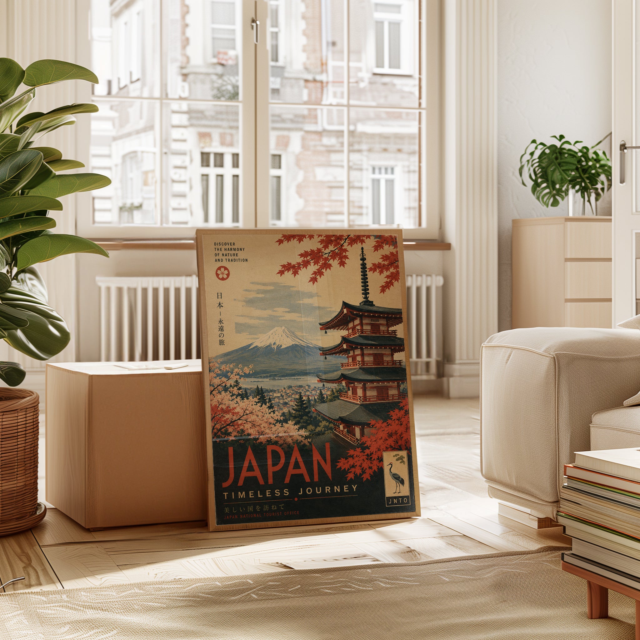 Japan Travel Poster – Vintage Japanese Wall Art - interior