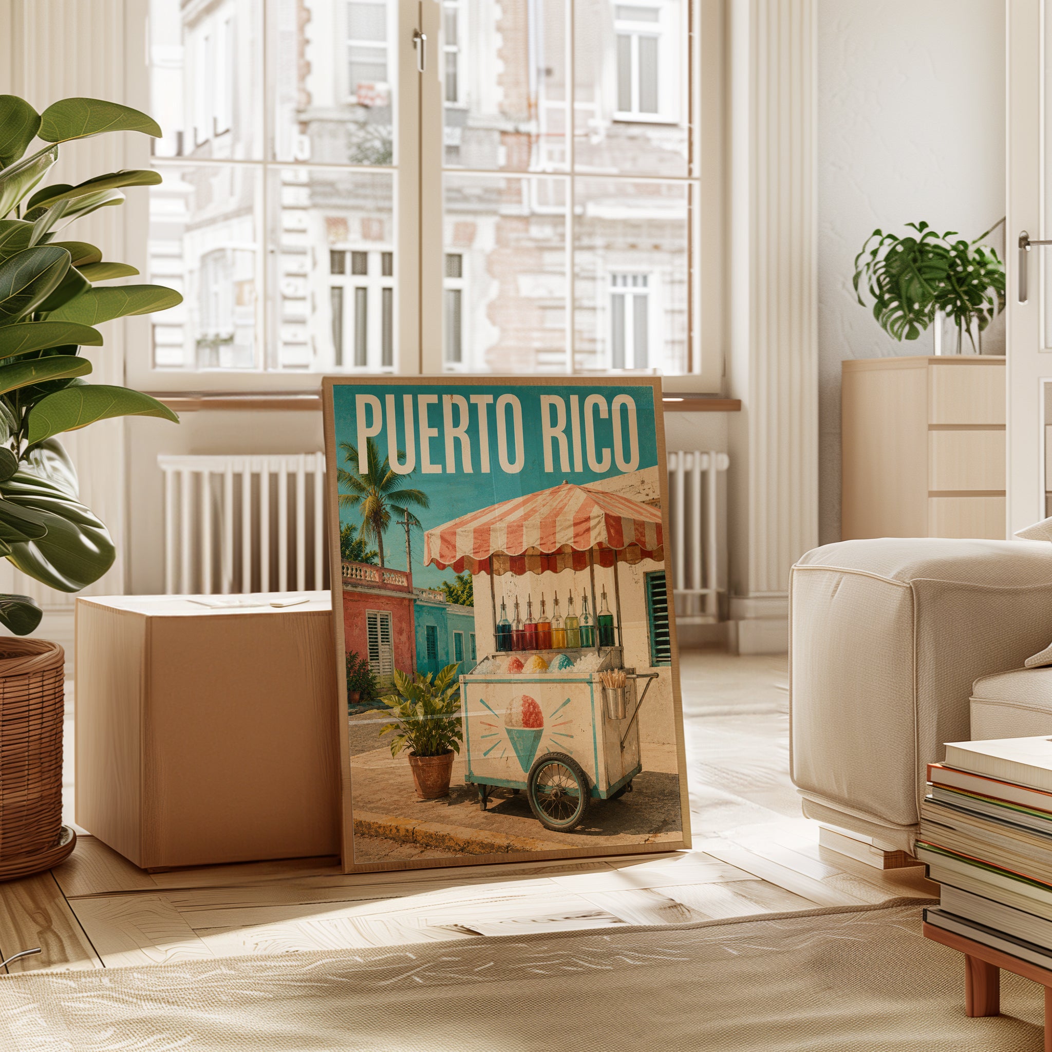 Puerto Rico Poster – Vintage Travel Print - interior