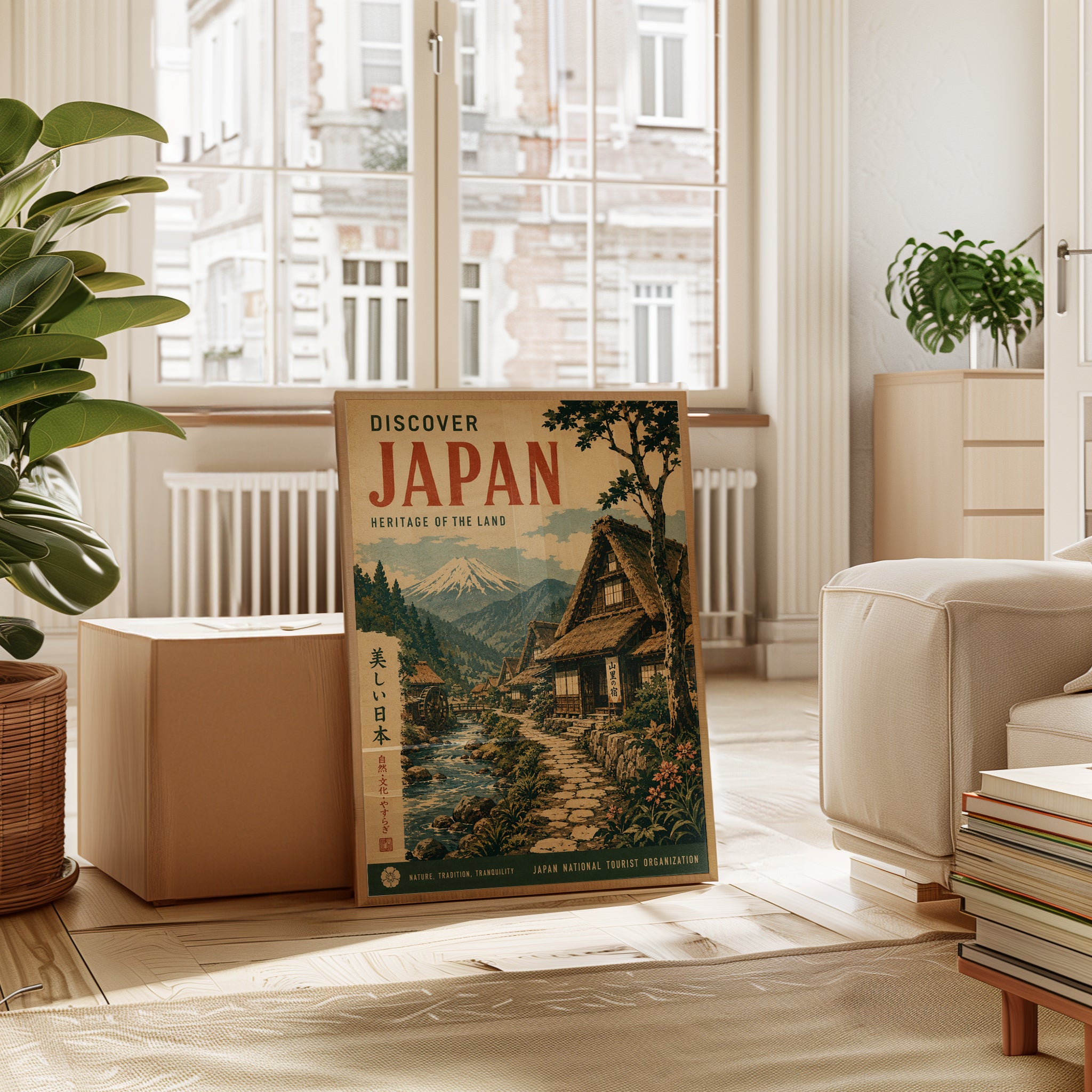 Japan Travel Poster – Vintage Japanese Wall Art - interior