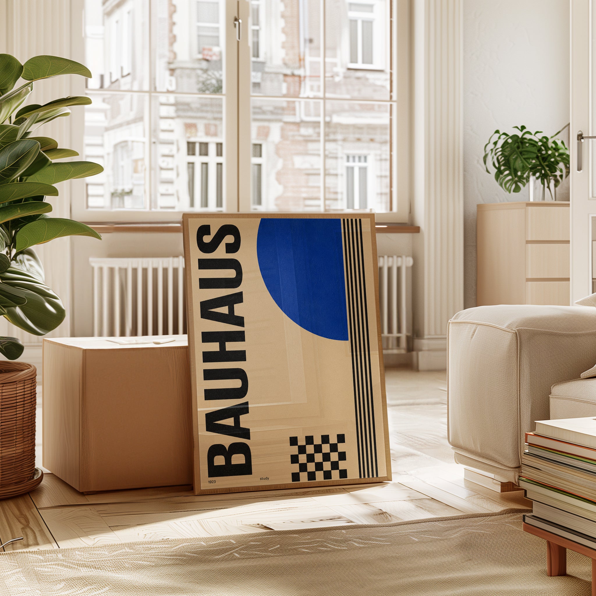 Bauhaus Art Print – Geometric Modernism - interior