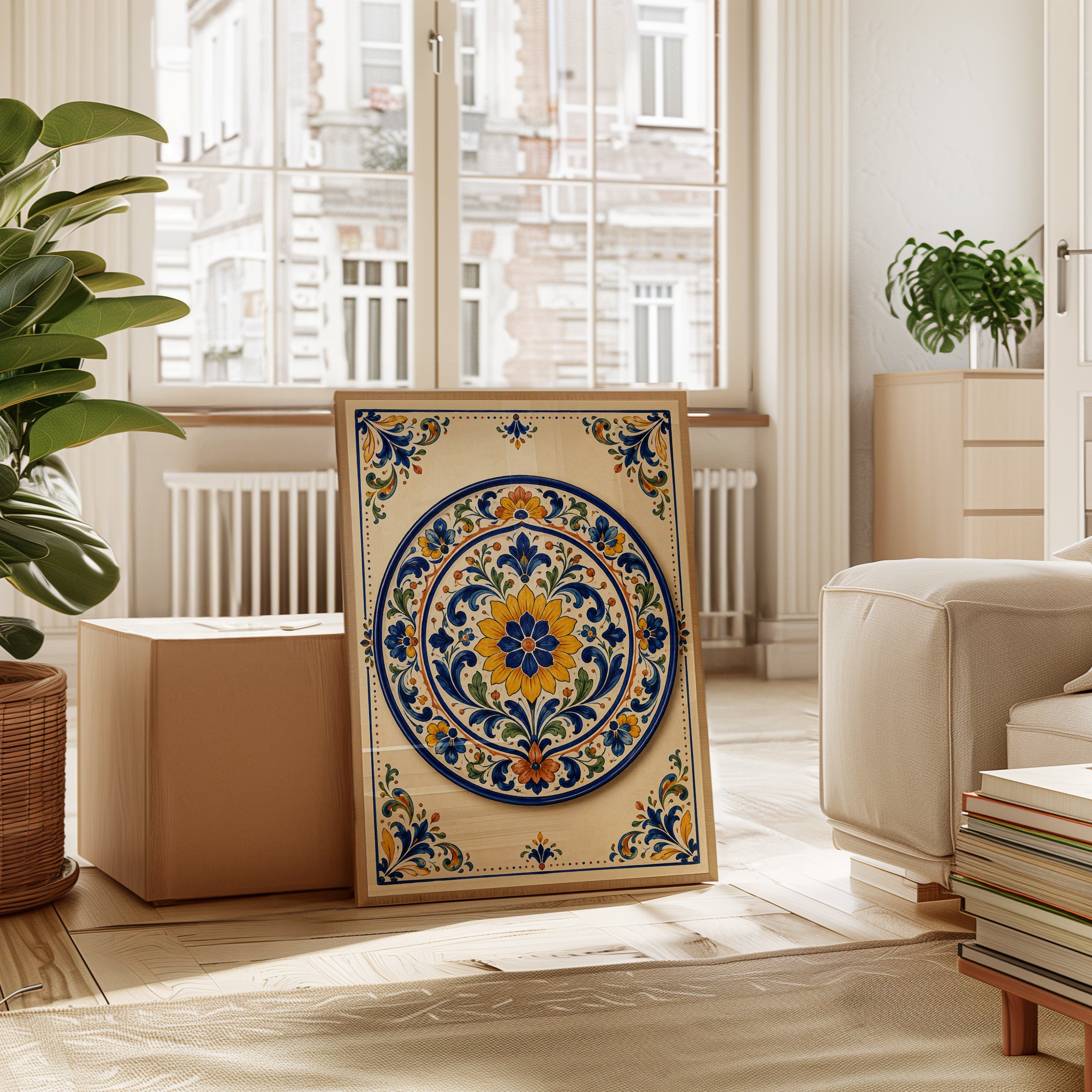 Mediterranean Tile Wall Art - interior