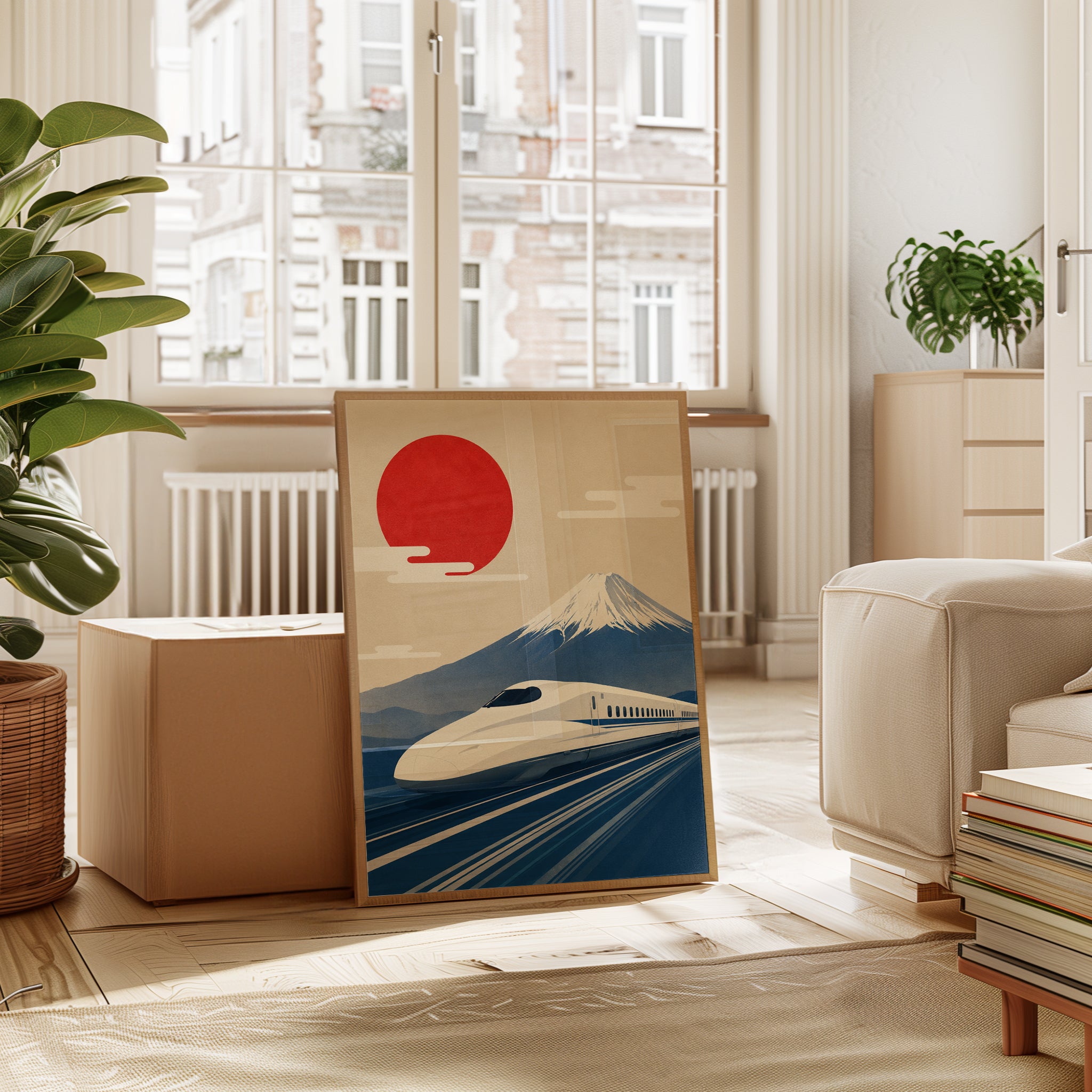 Japan Travel Poster – Mount Fuji Wall Art - interior