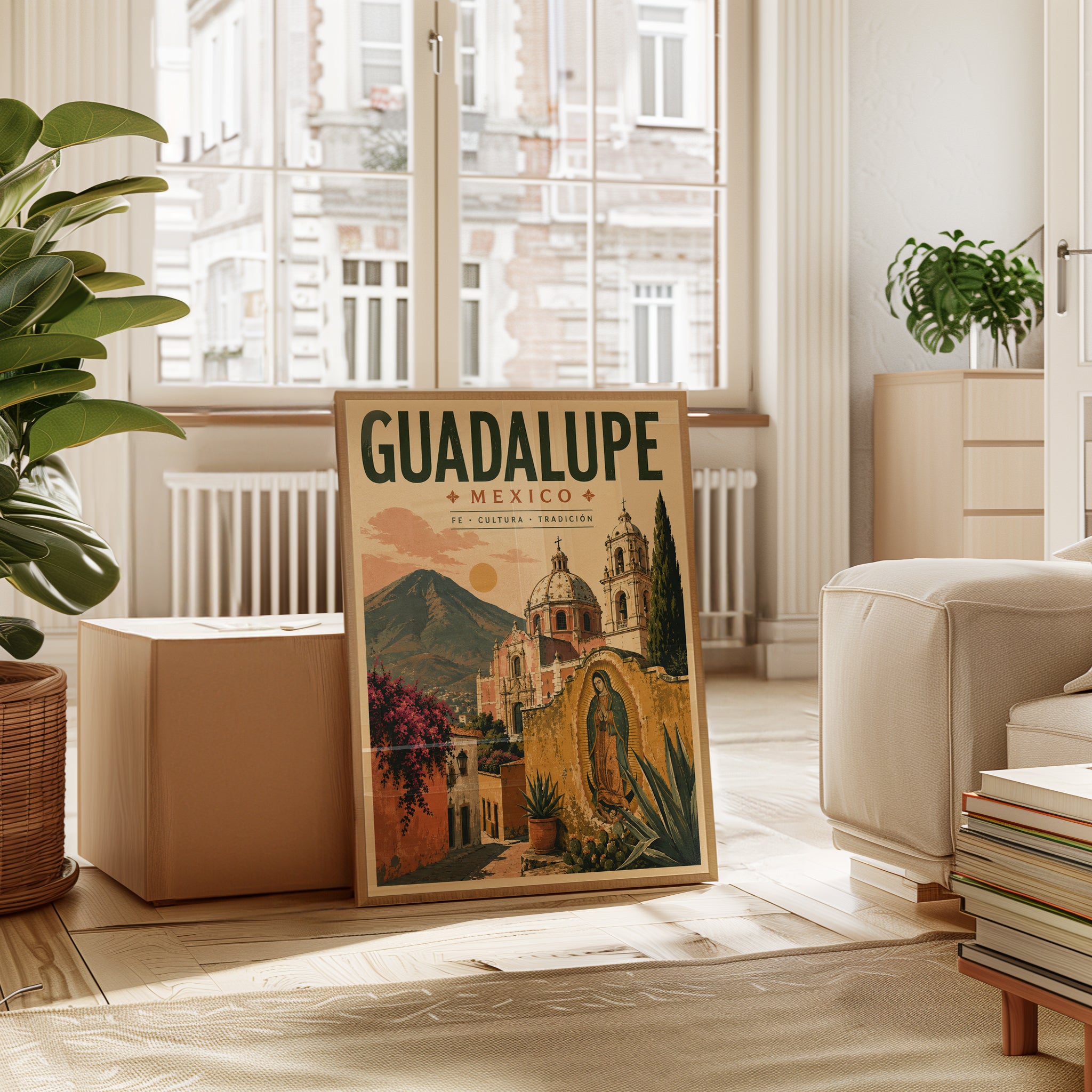 Guadalupe Mexico Poster – Vintage Travel Print - interior