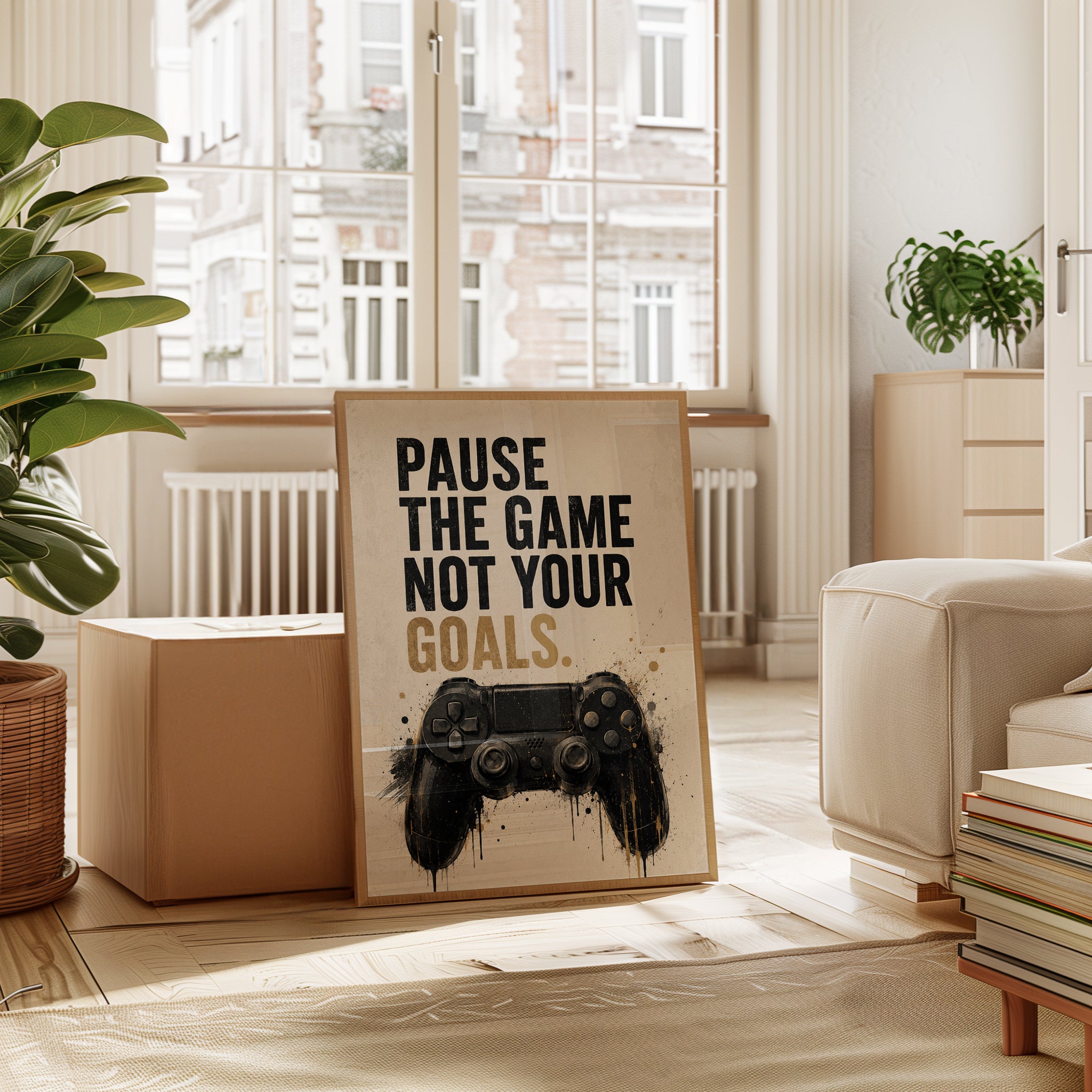 Gaming Motivational Poster – Gamer Wall Art - interior