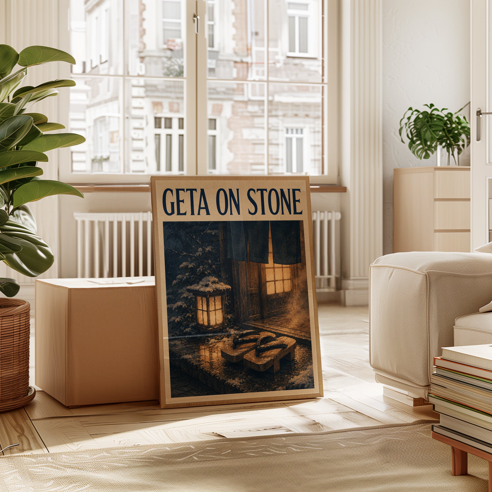 Japanese Bath House Poster – Onsen Wall Art - interior
