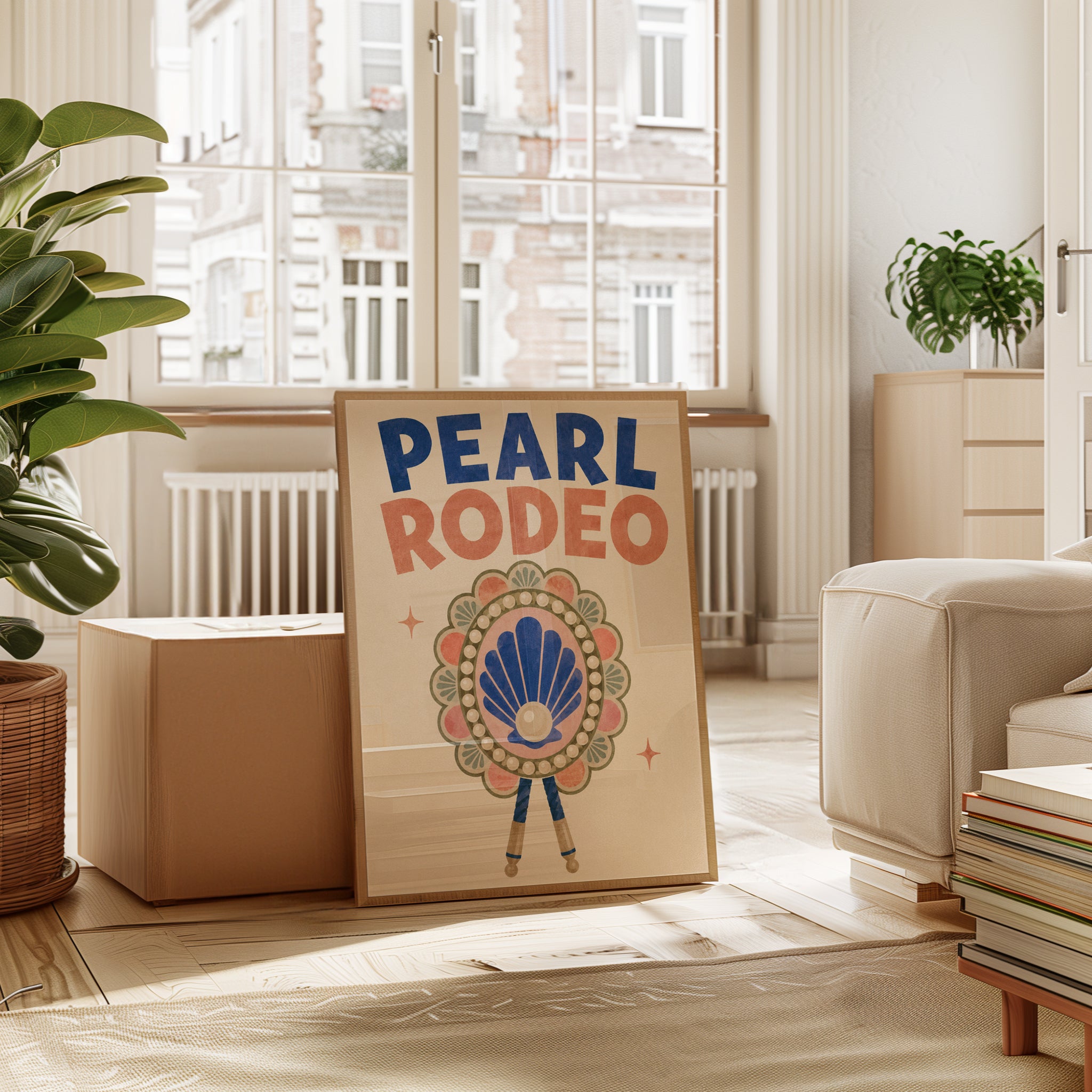 Rodeo Wall Art – Vintage Western Poster - interior