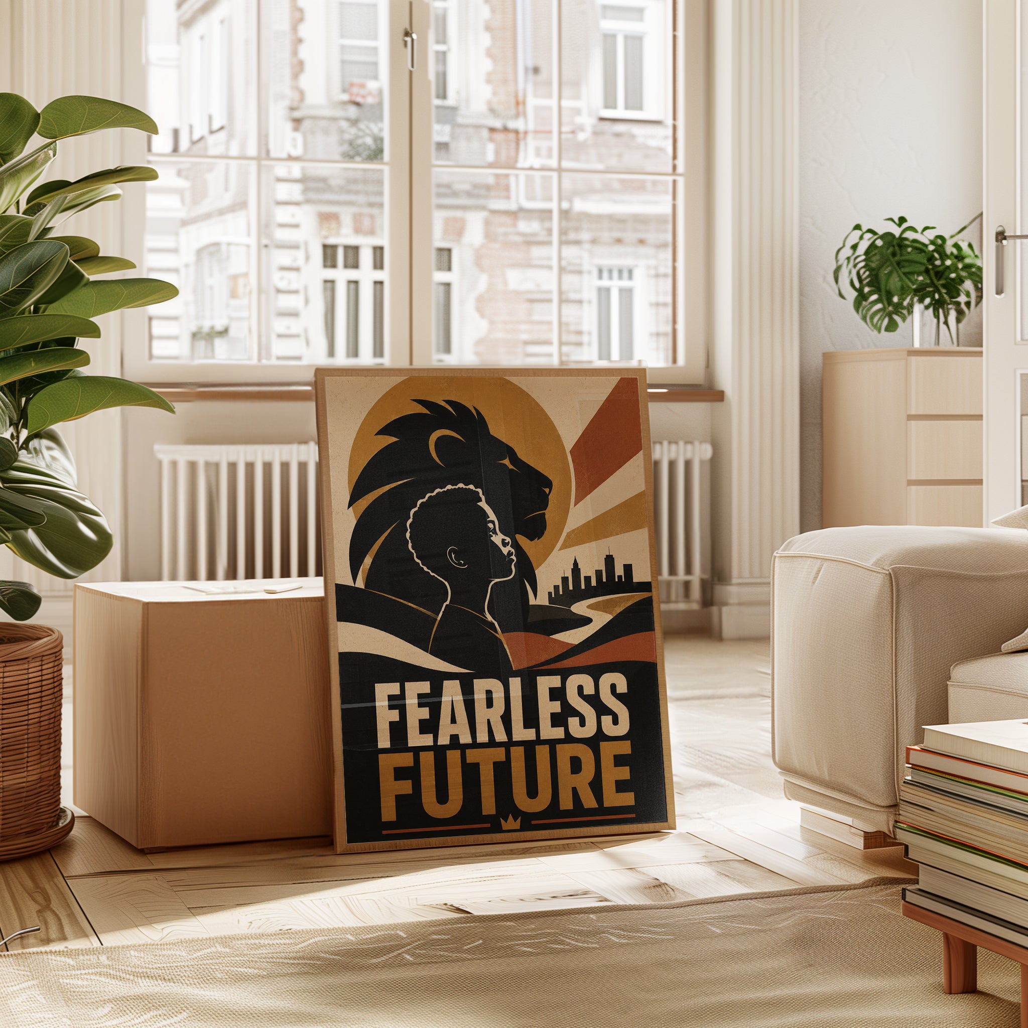 Black Boy Wall Art – Motivational Print - interior
