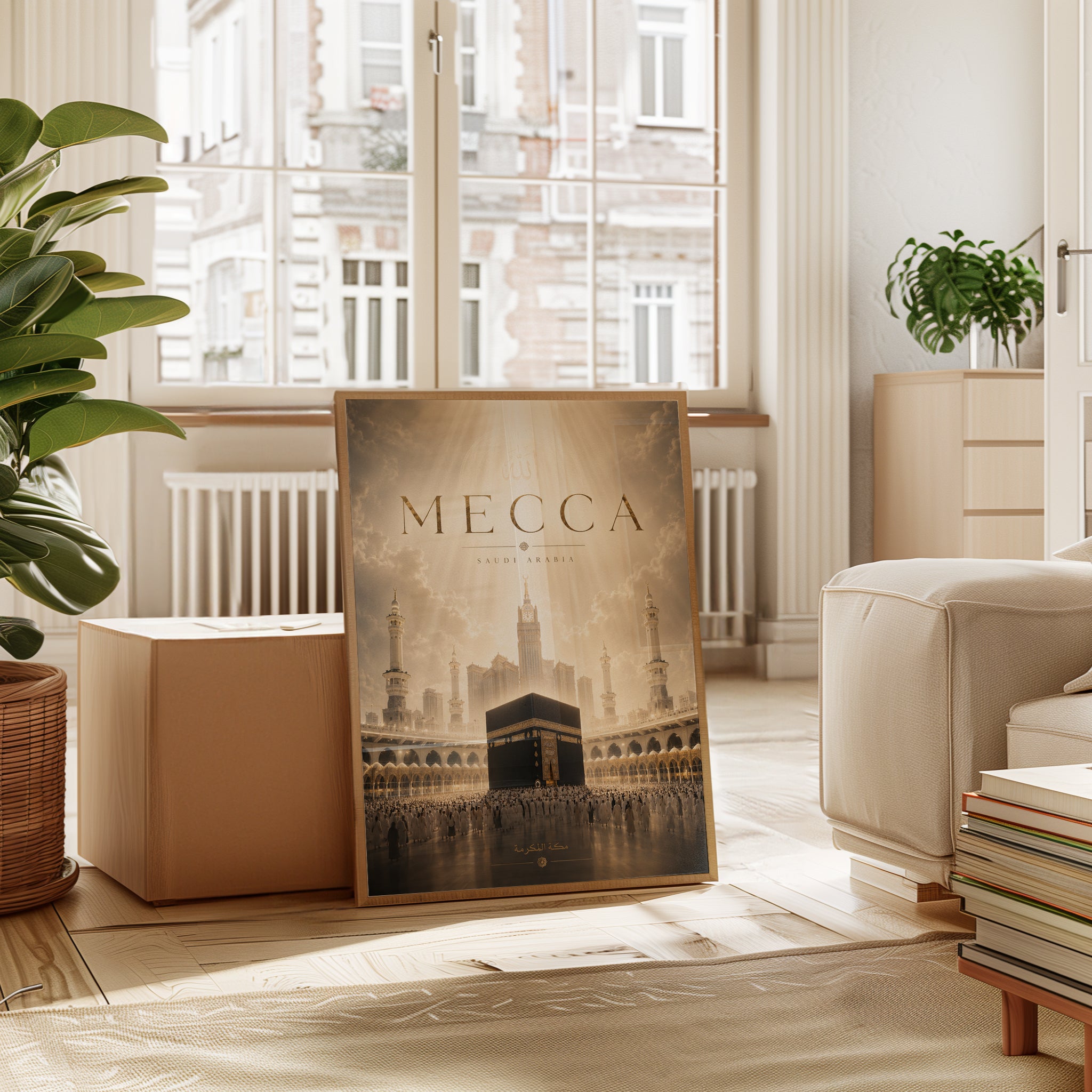 Mecca Travel Poster – Saudi Arabia Wall Art - interior
