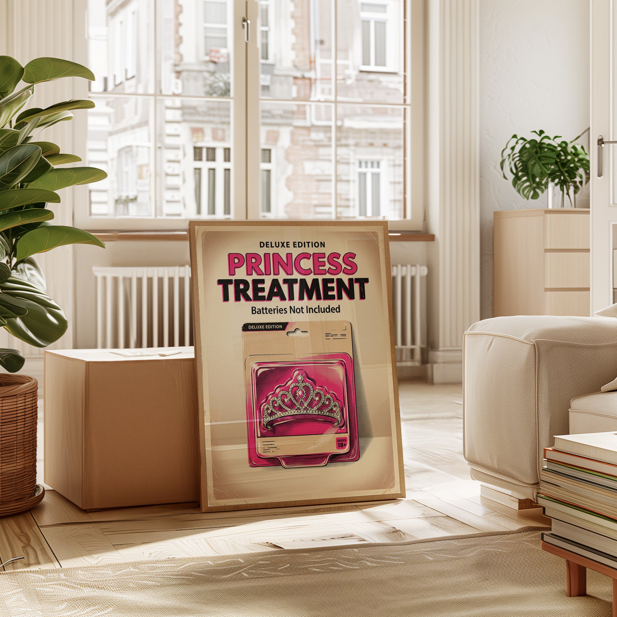 Princess Treatment Poster: Retro Toy Package Pop Art - interior