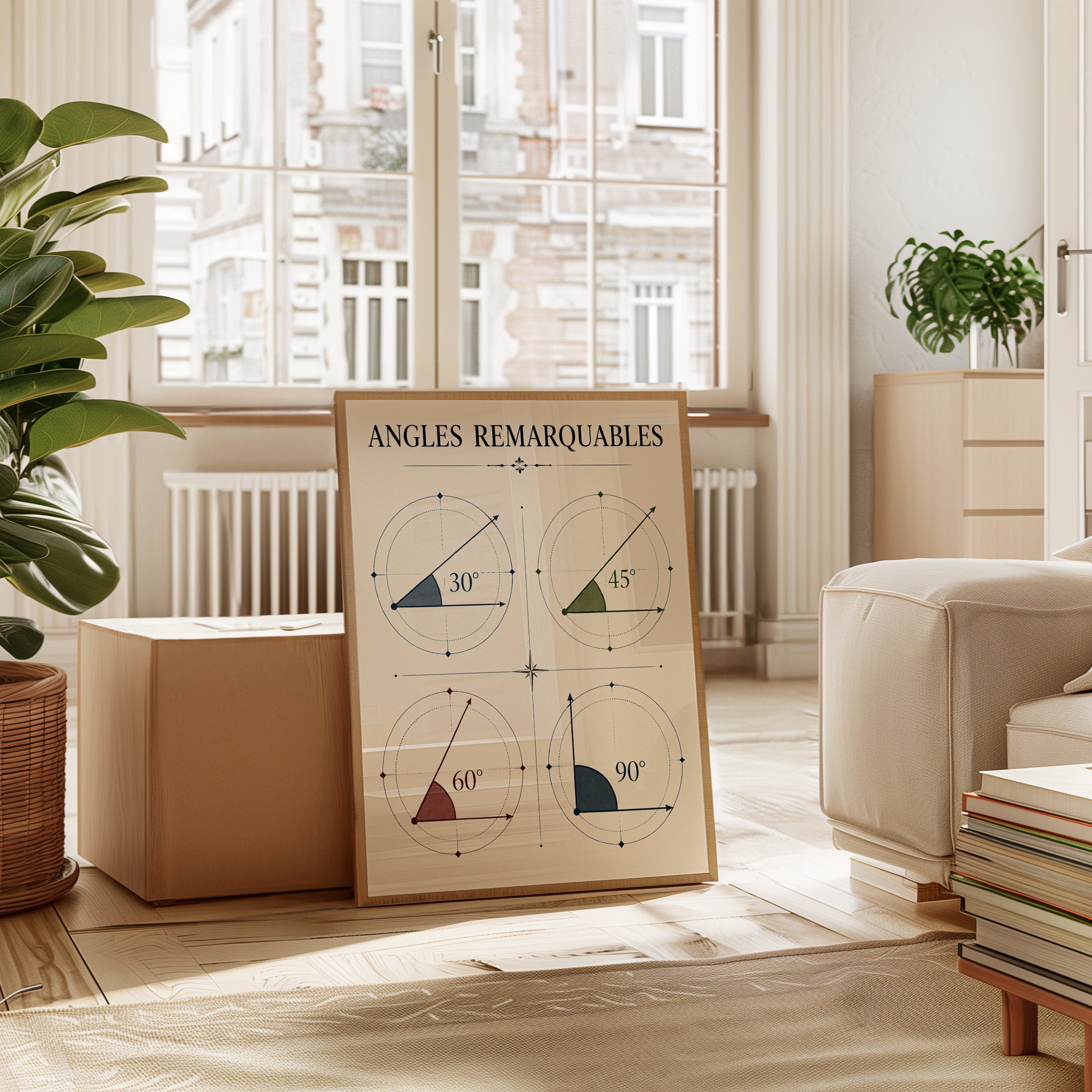 Math Classroom Poster – Geometry Wall Art - interior