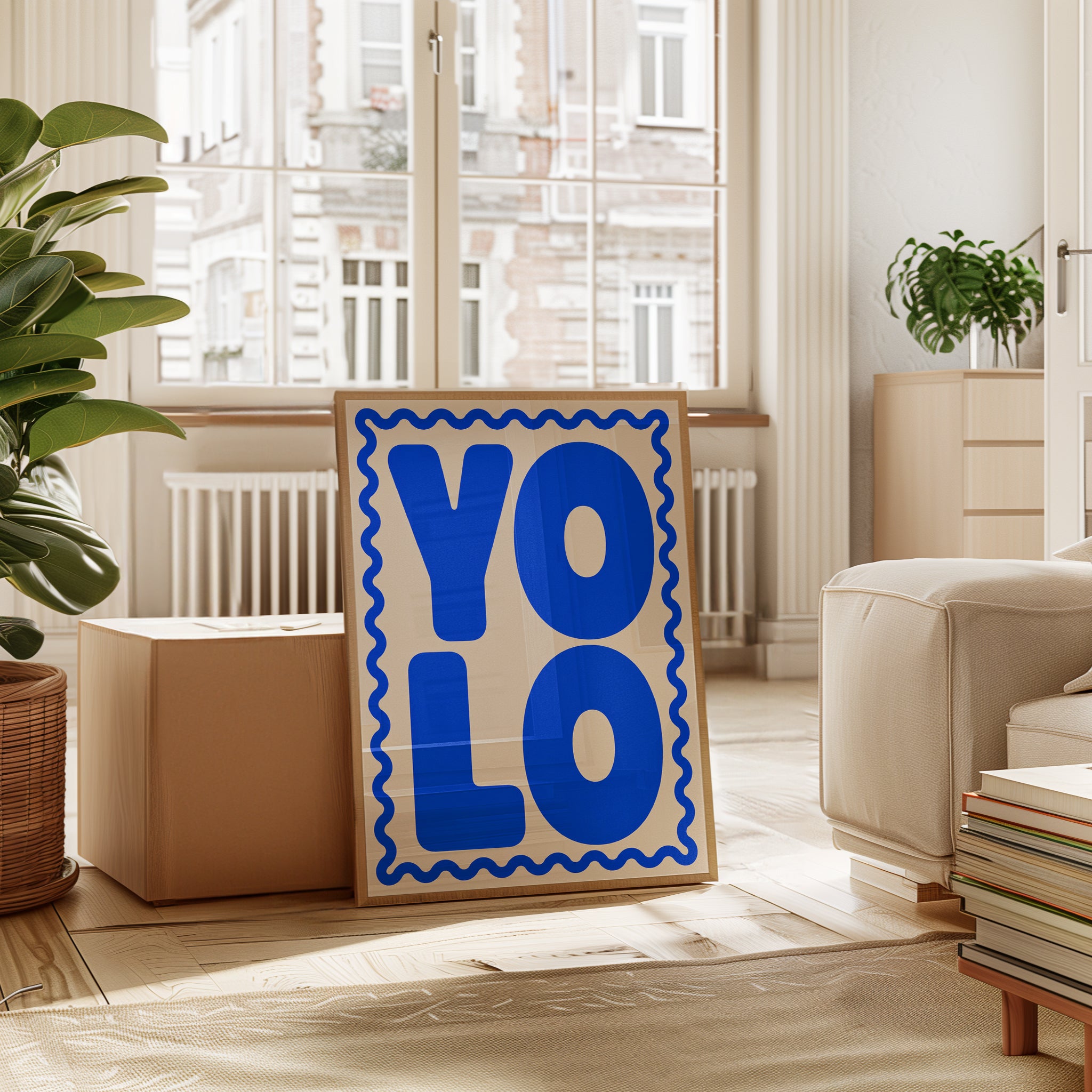 Yolo Wall Art – Typography Print - interior