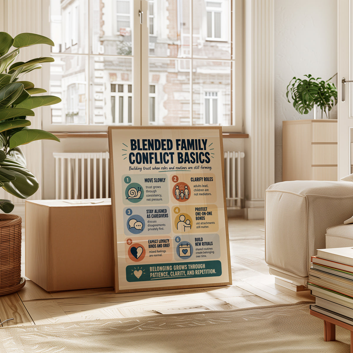 Blended Family Conflict Print - interior