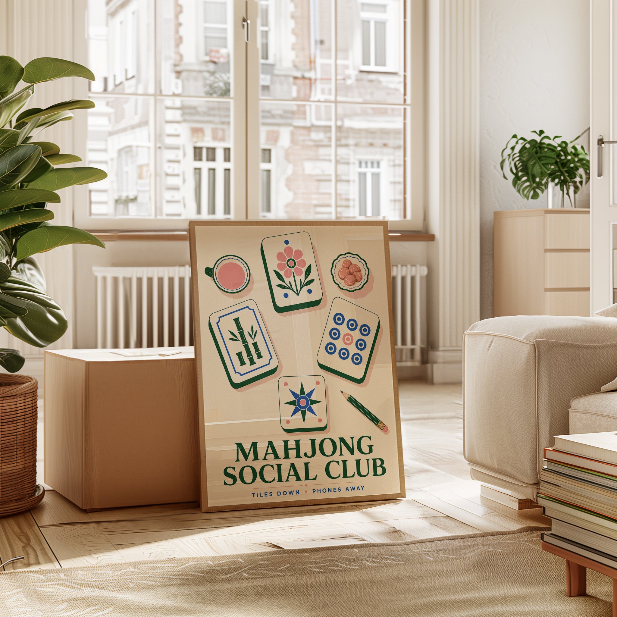 Mahjong Wall Art – Game Room Decor - interior