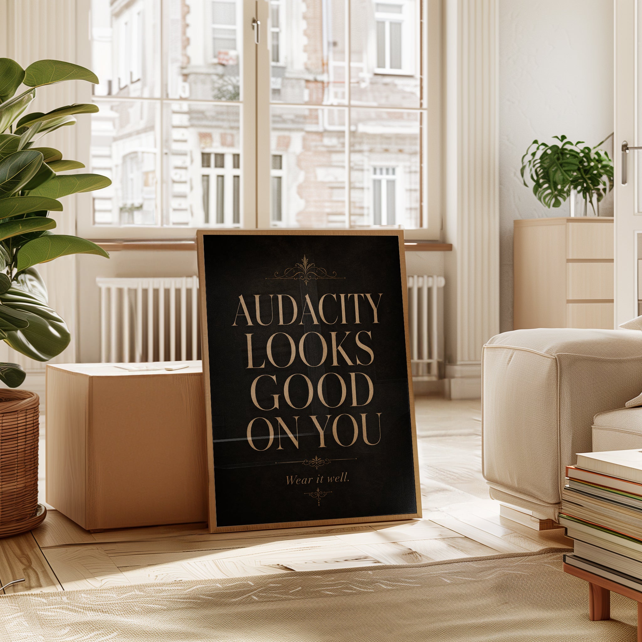 Fashion Quote Wall Art - interior