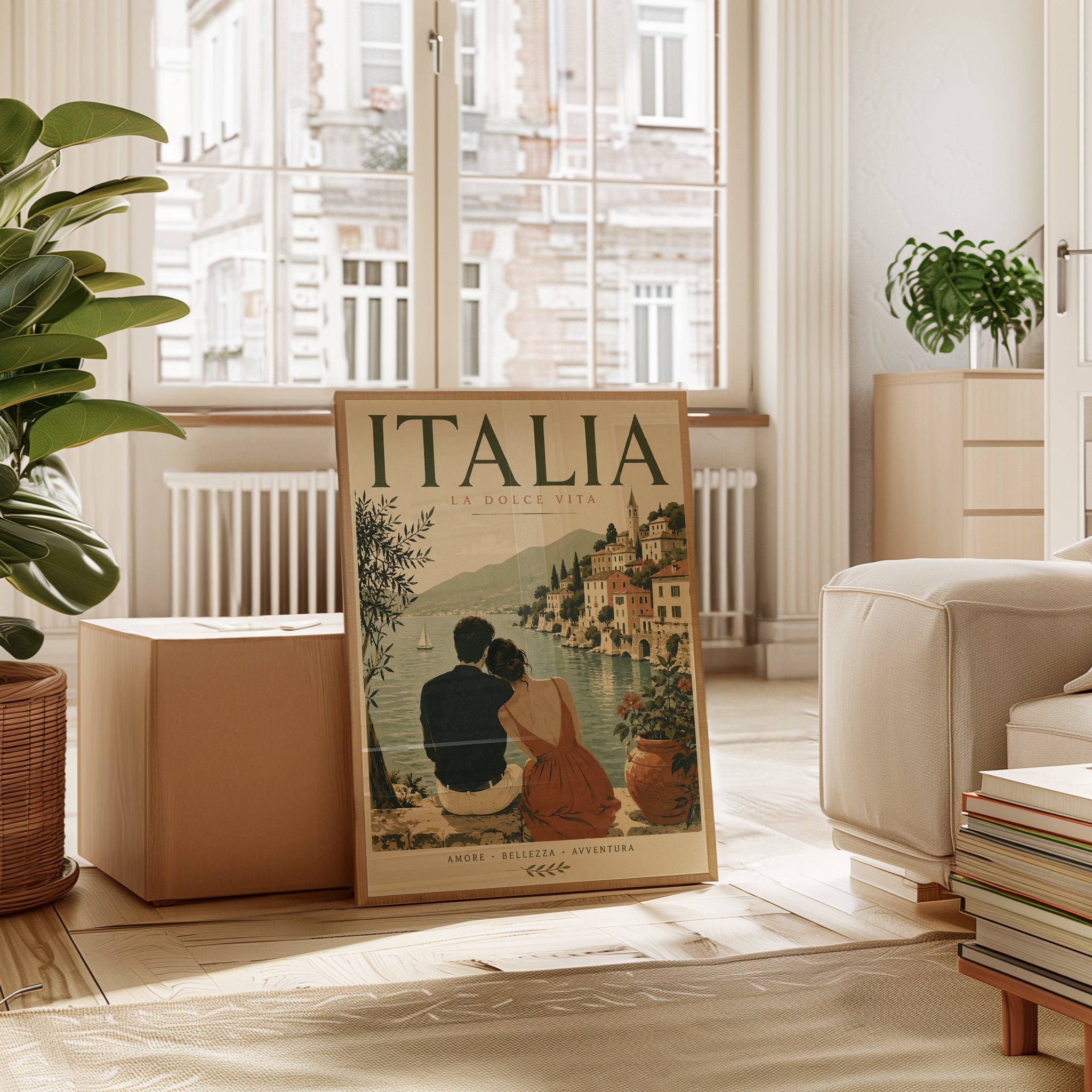 Vintage Italy Poster – Italia Travel Print - interior