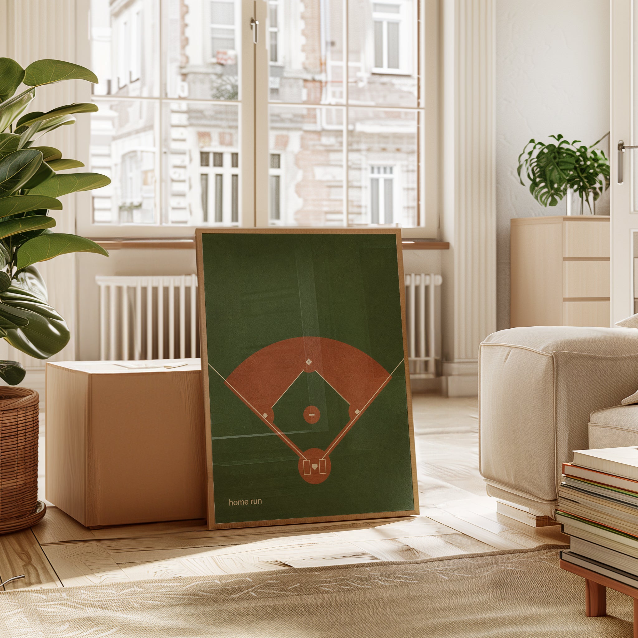 Baseball Field Poster – Sports Wall Art - interior