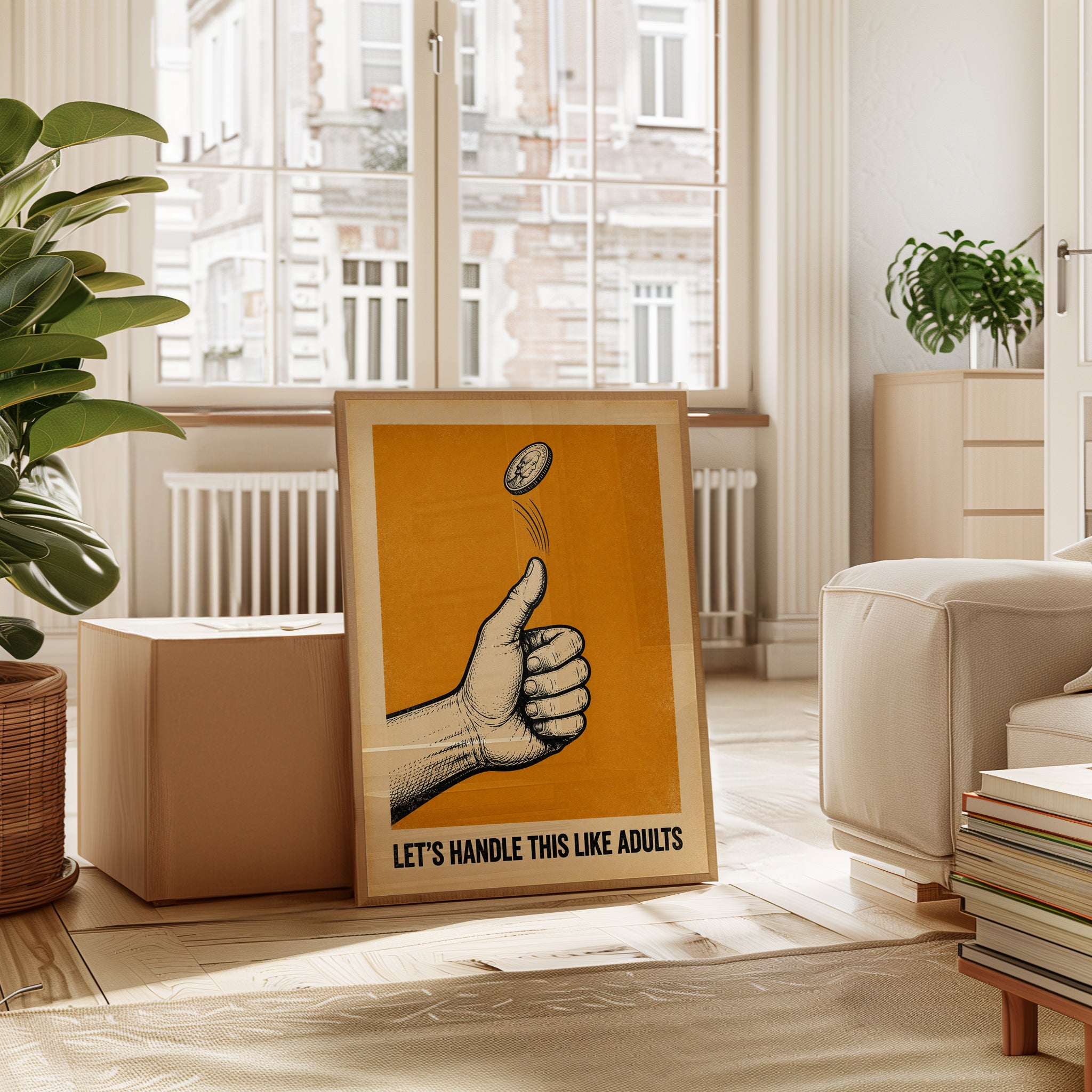 Motivational Office Print - interior