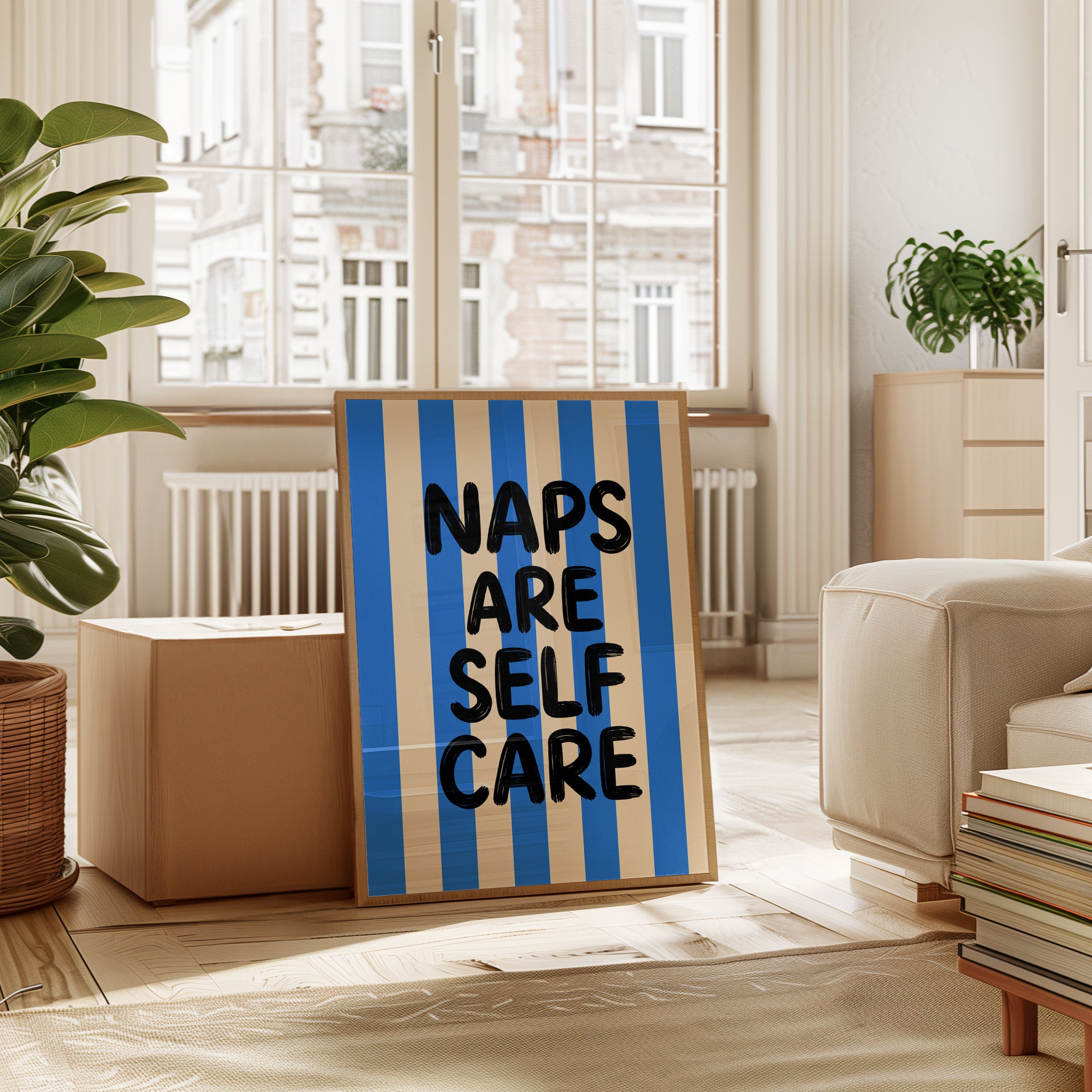 Naps Are Self Care Print - interior