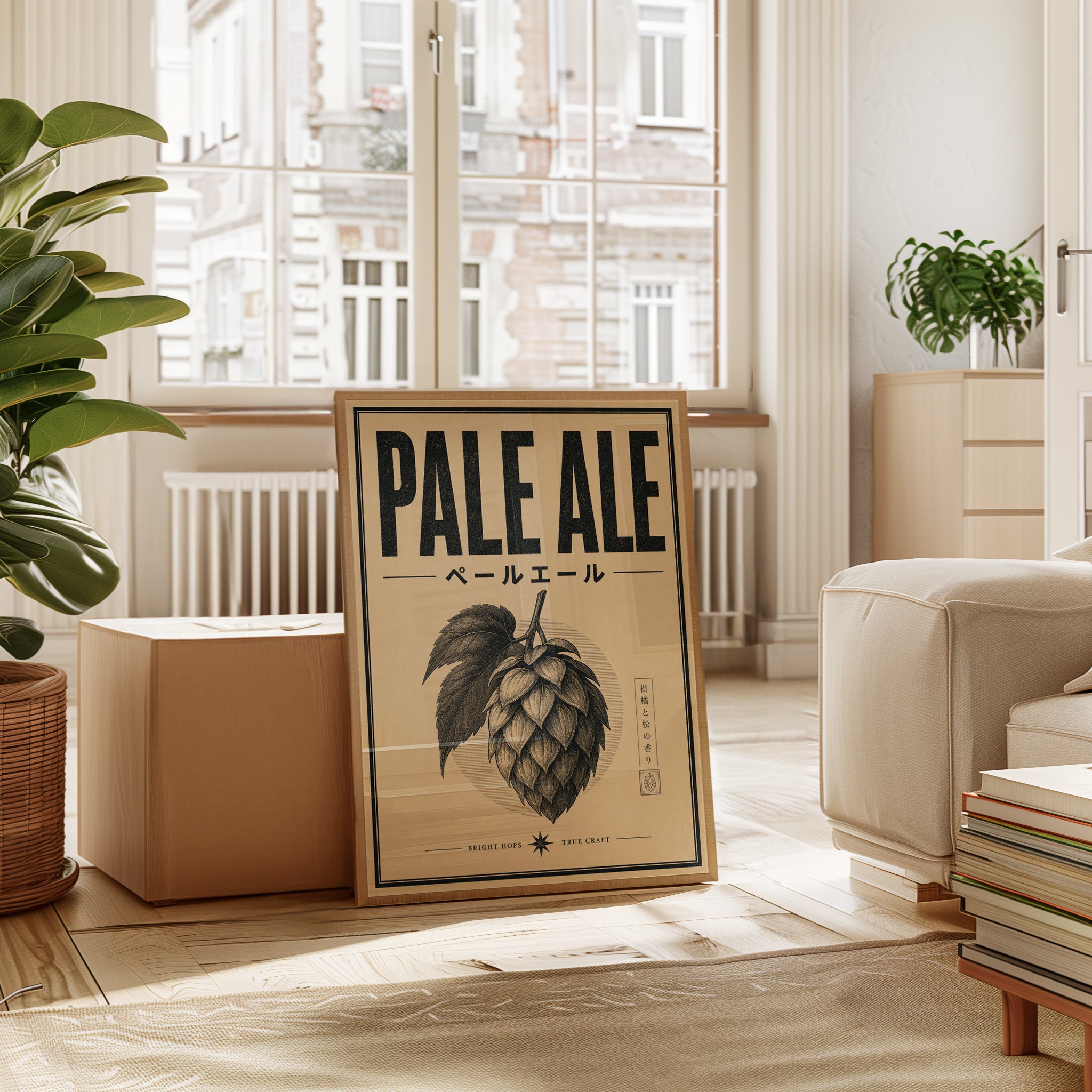 Pale Ale Poster: Vintage Craft Beer Art (Kitchen & Bar Decor) - interior