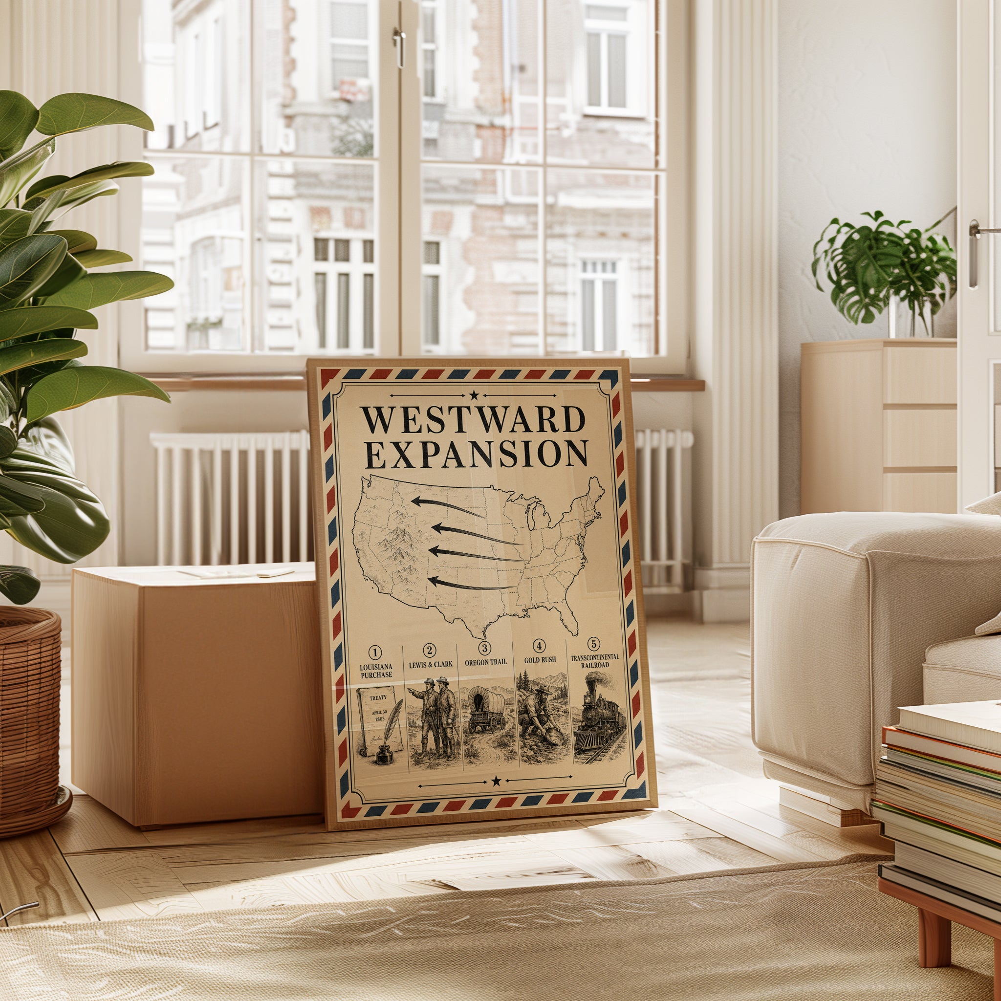 Westward Expansion Poster - interior