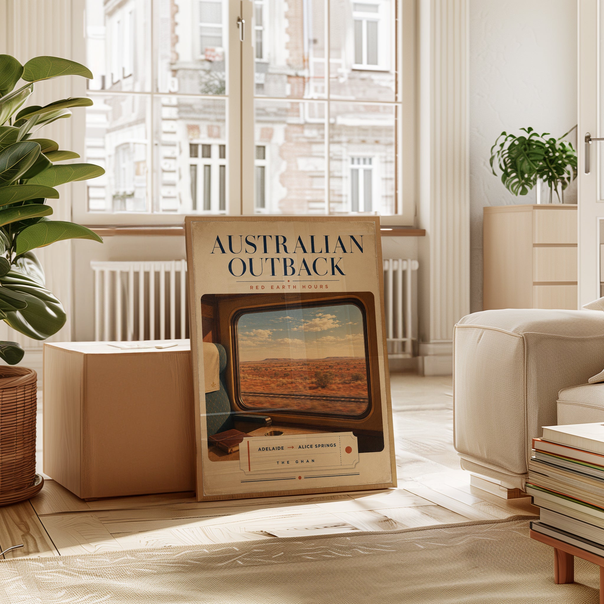 Australian Outback Poster – Vintage Travel Print - interior