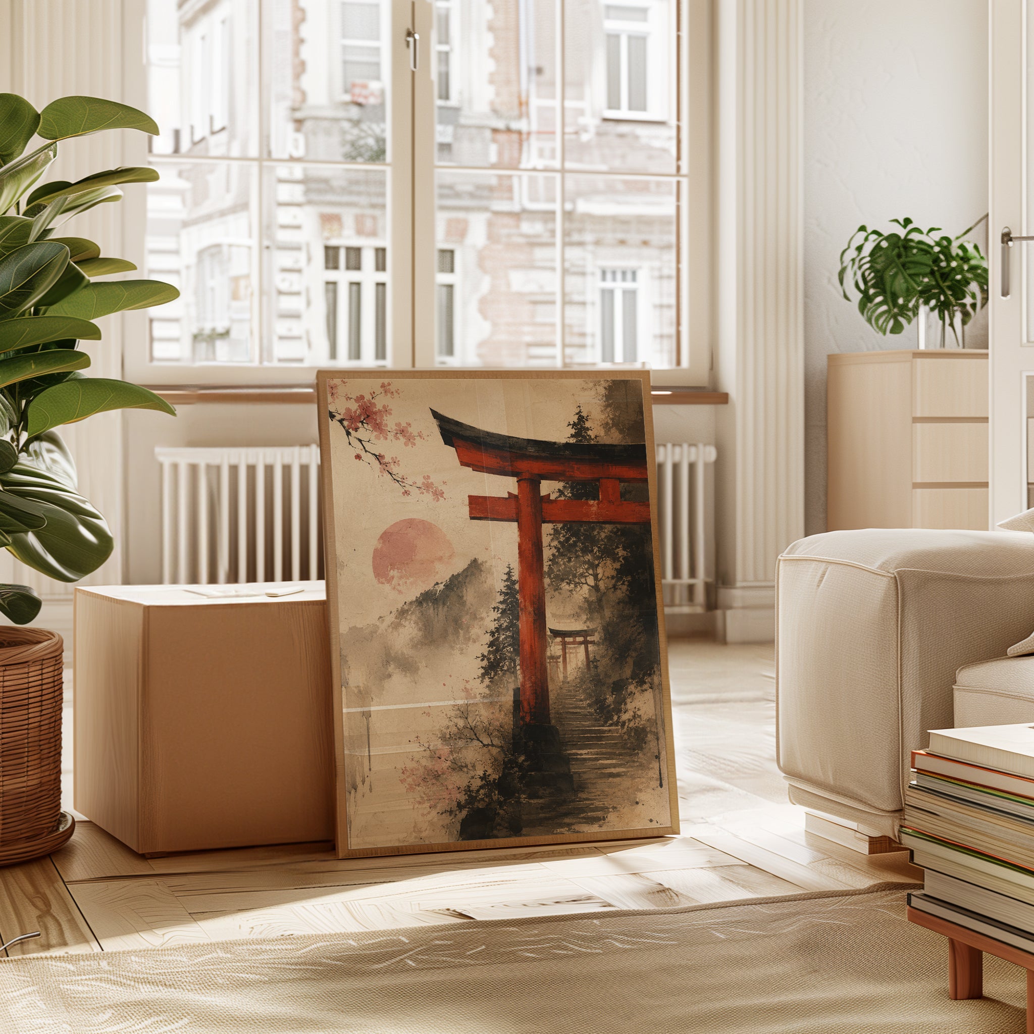 Japanese Torii Gate Print - interior