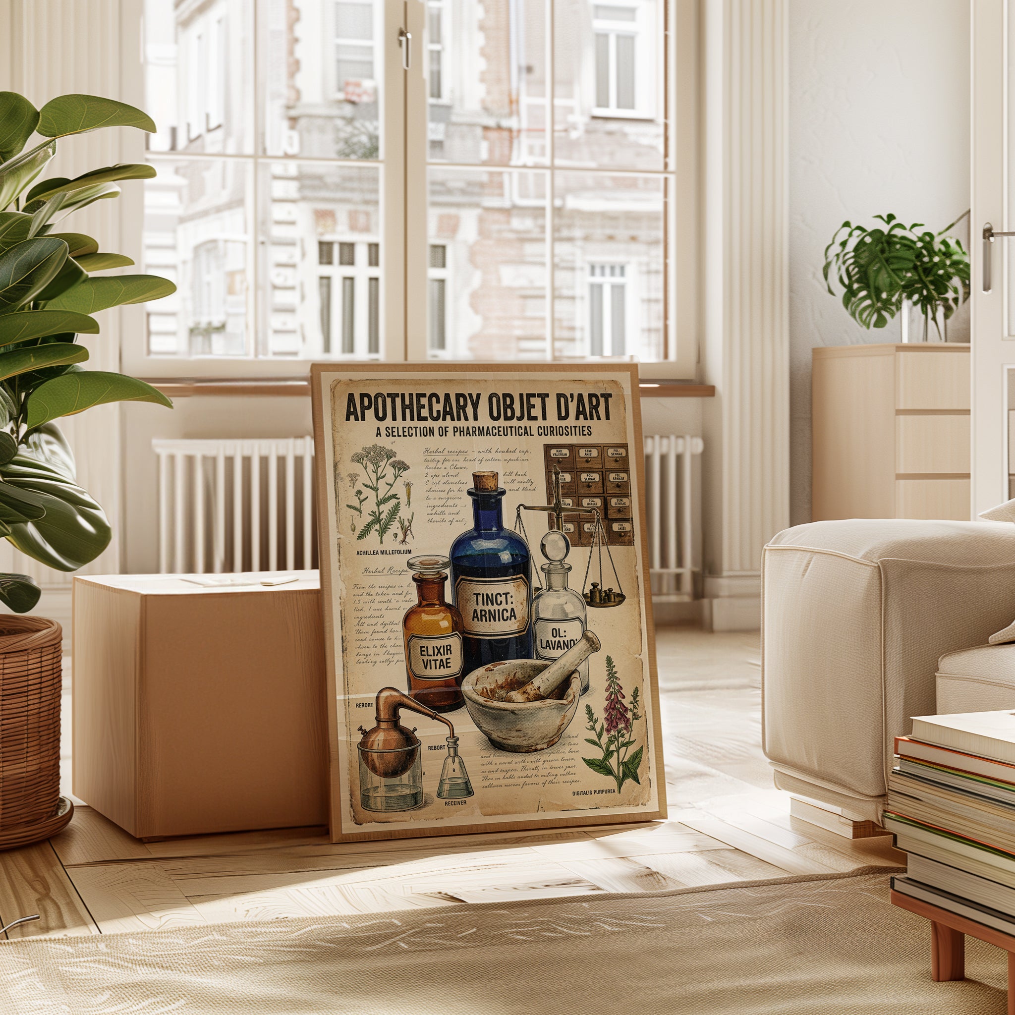 Apothecary Poster Print — Vintage Pharmaceutical Curiosities - interior