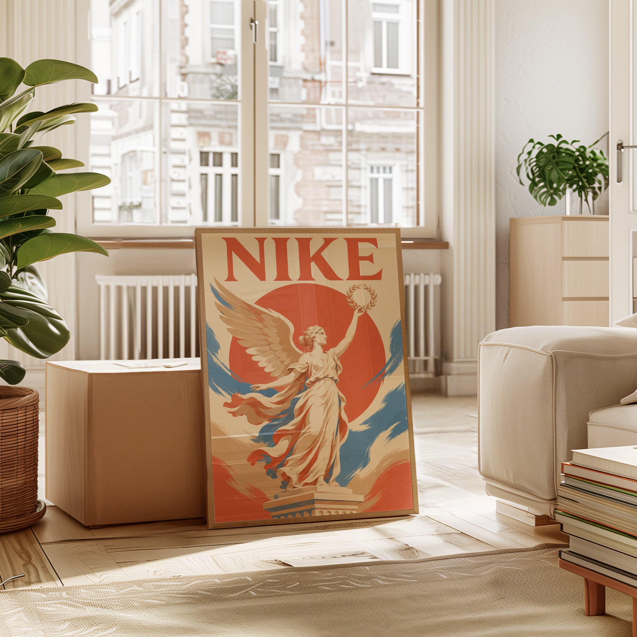Greek Mythology Poster – Nike Goddess Print - interior