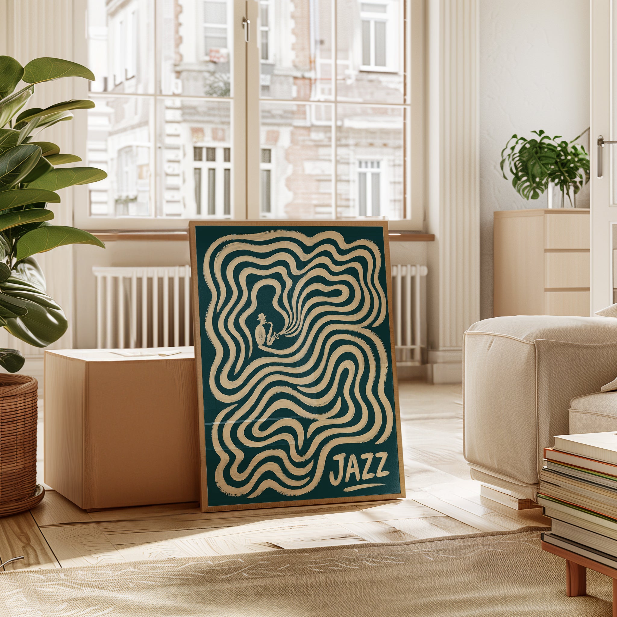 Jazz Poster – Retro Music Wall Art - interior