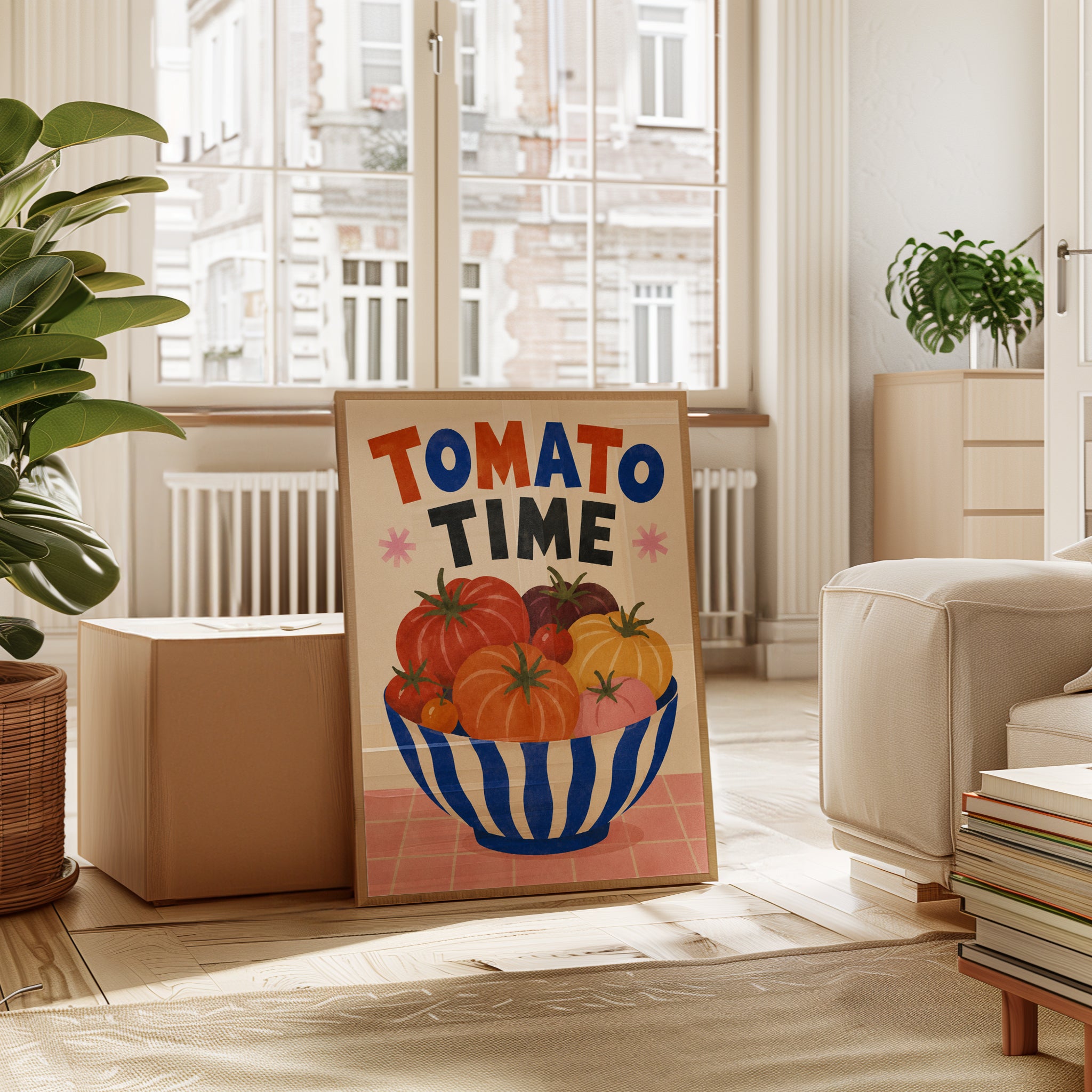 Tomato Kitchen Wall Art – Vegetable Print - interior