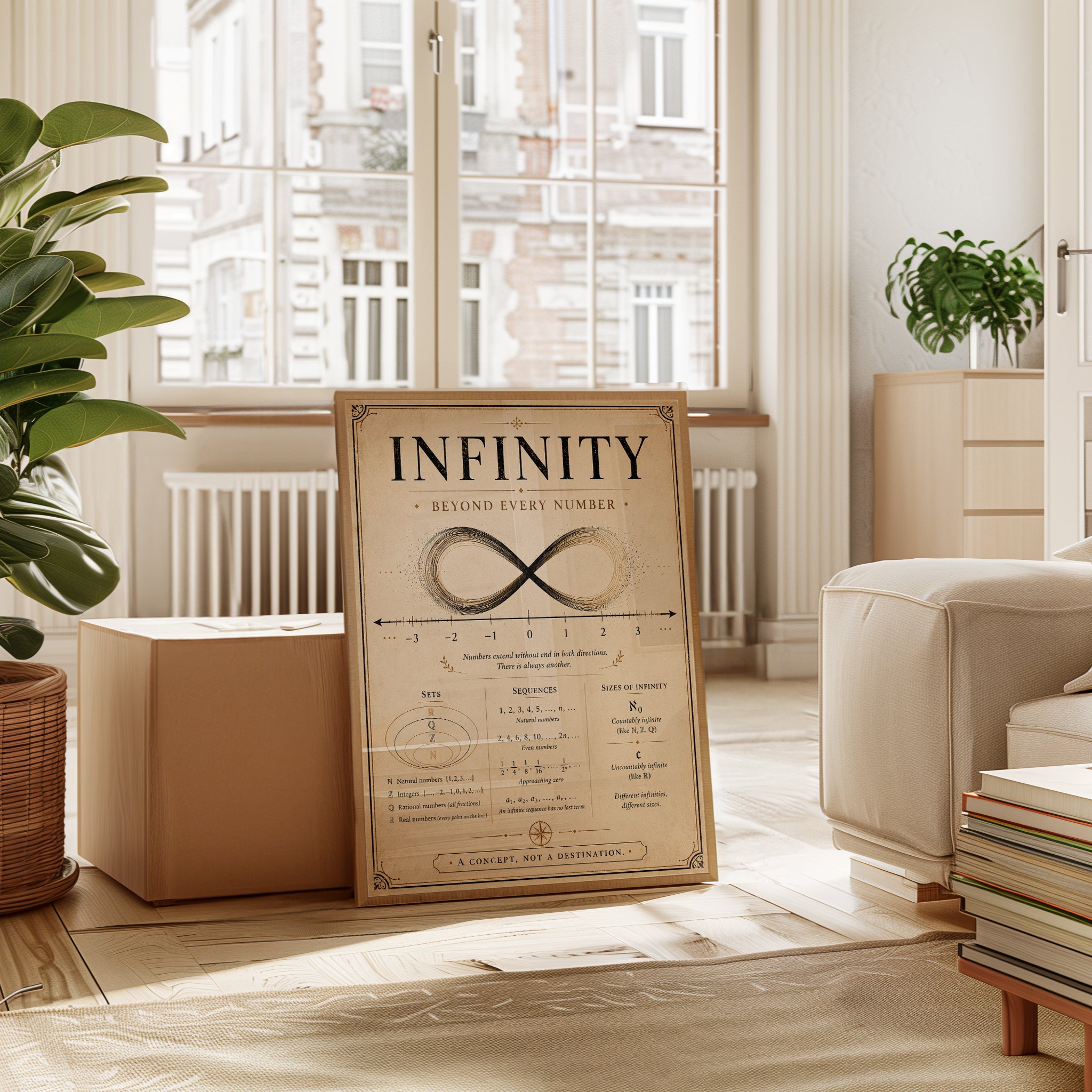 Infinity Math Poster - interior