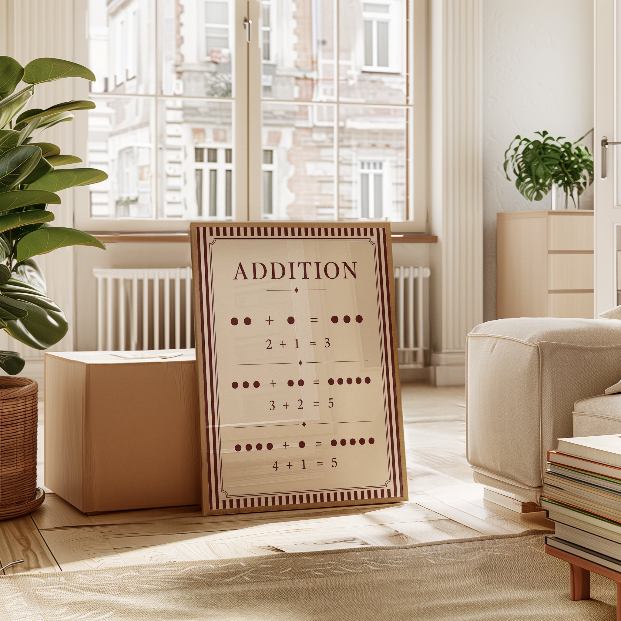 Addition Poster – Math Wall Art - interior
