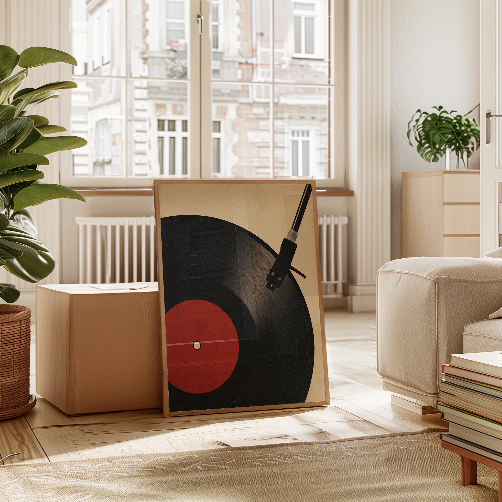 Vinyl Record Wall Art – Music Lover Print - interior