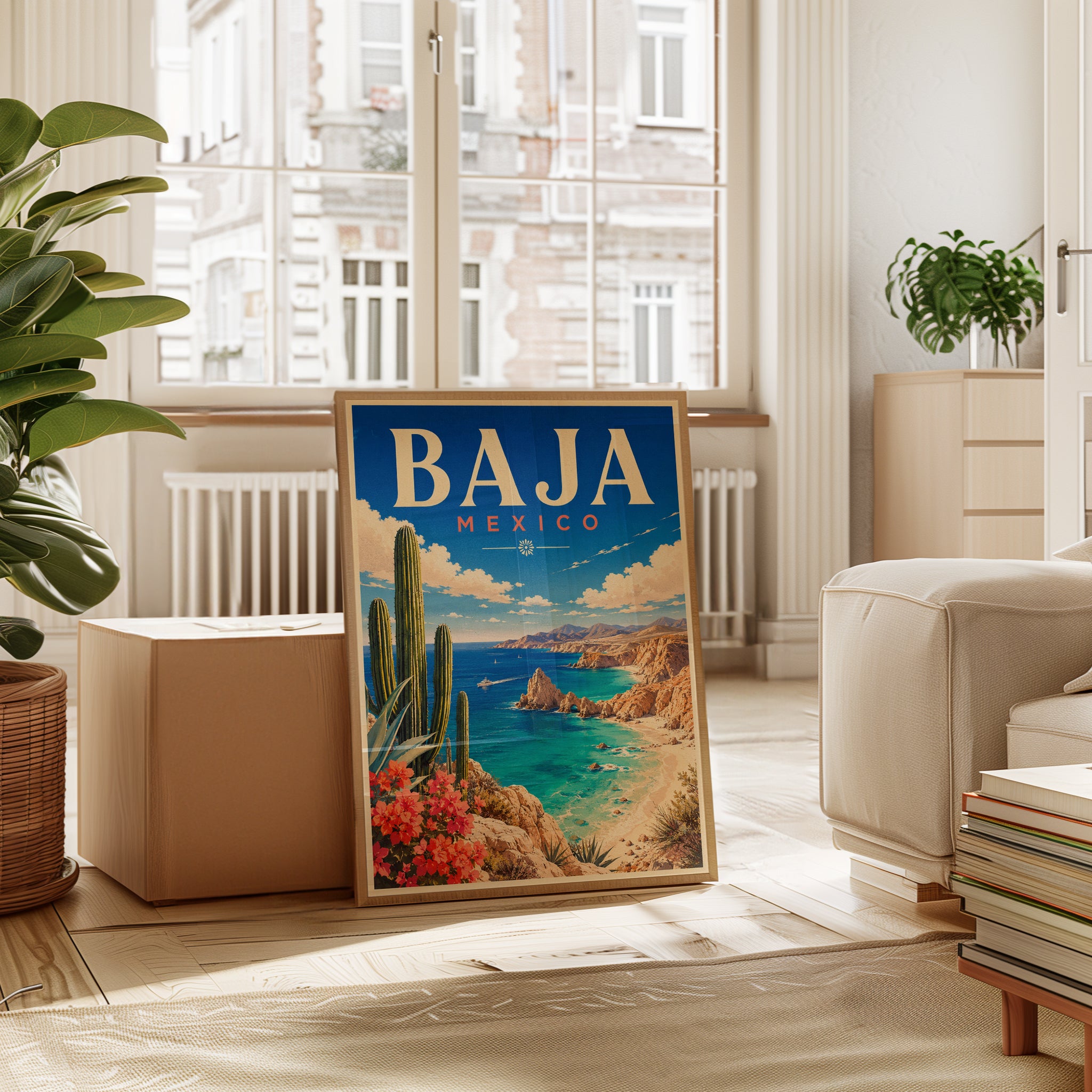 Mexico Travel Poster – Baja California Print - interior