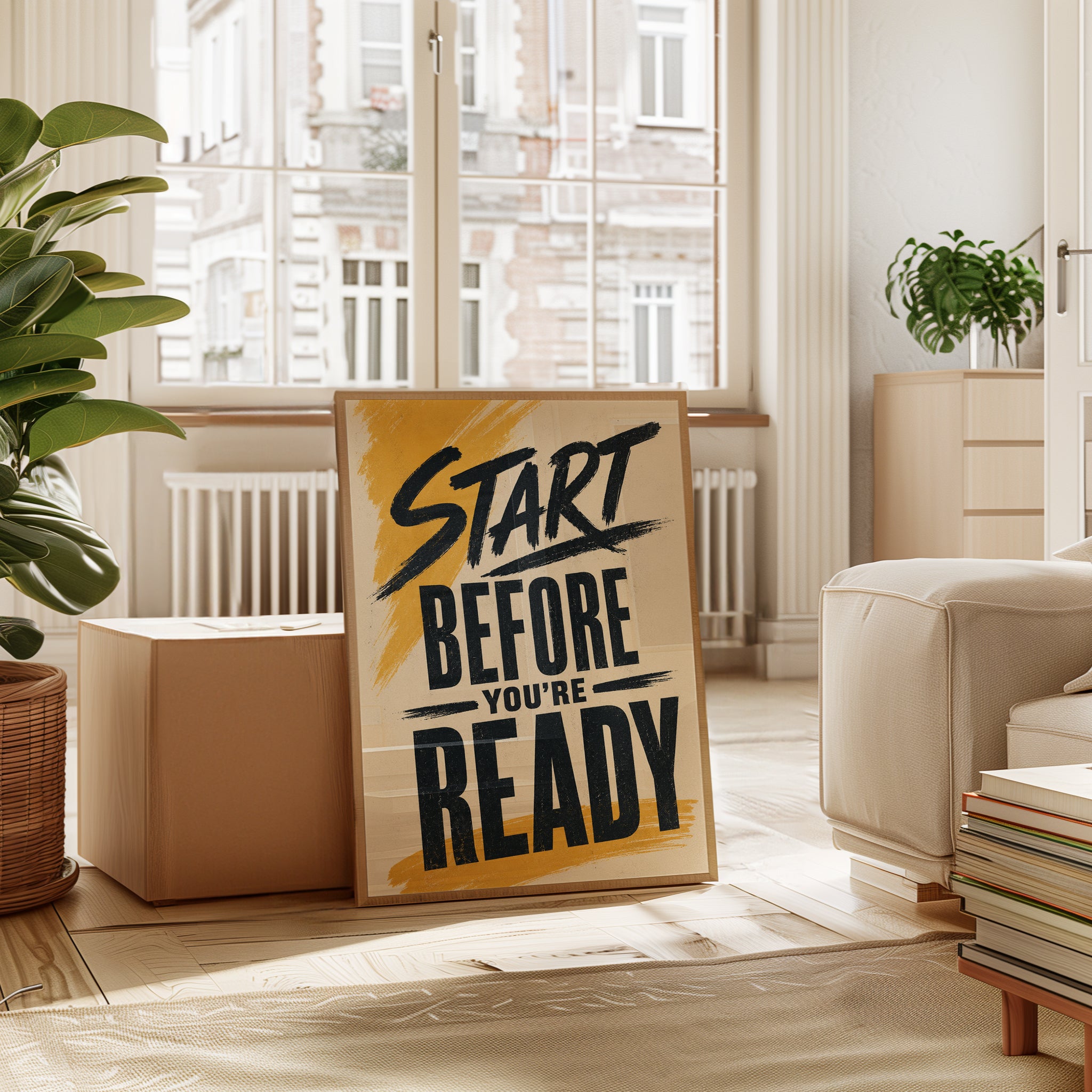 Motivational Quote Print - interior