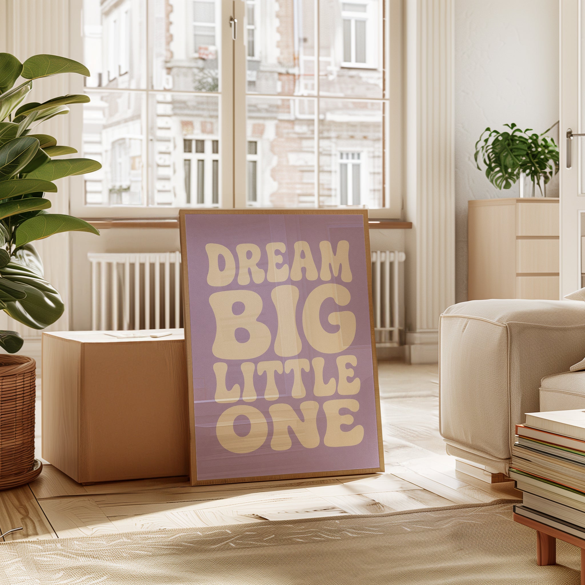Nursery Wall Art: Dream Big Little One - interior