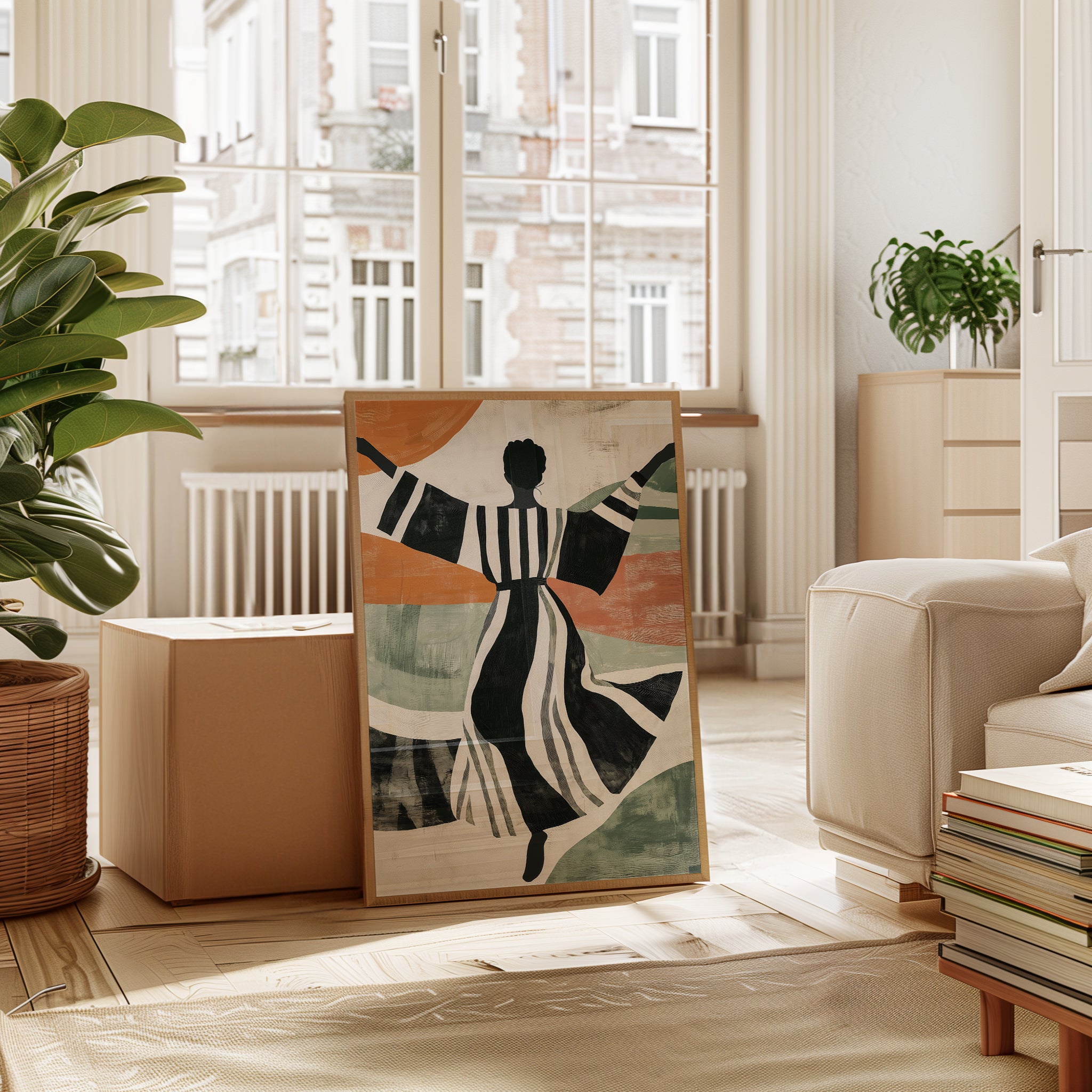 Mid Century Modern Wall Art - interior