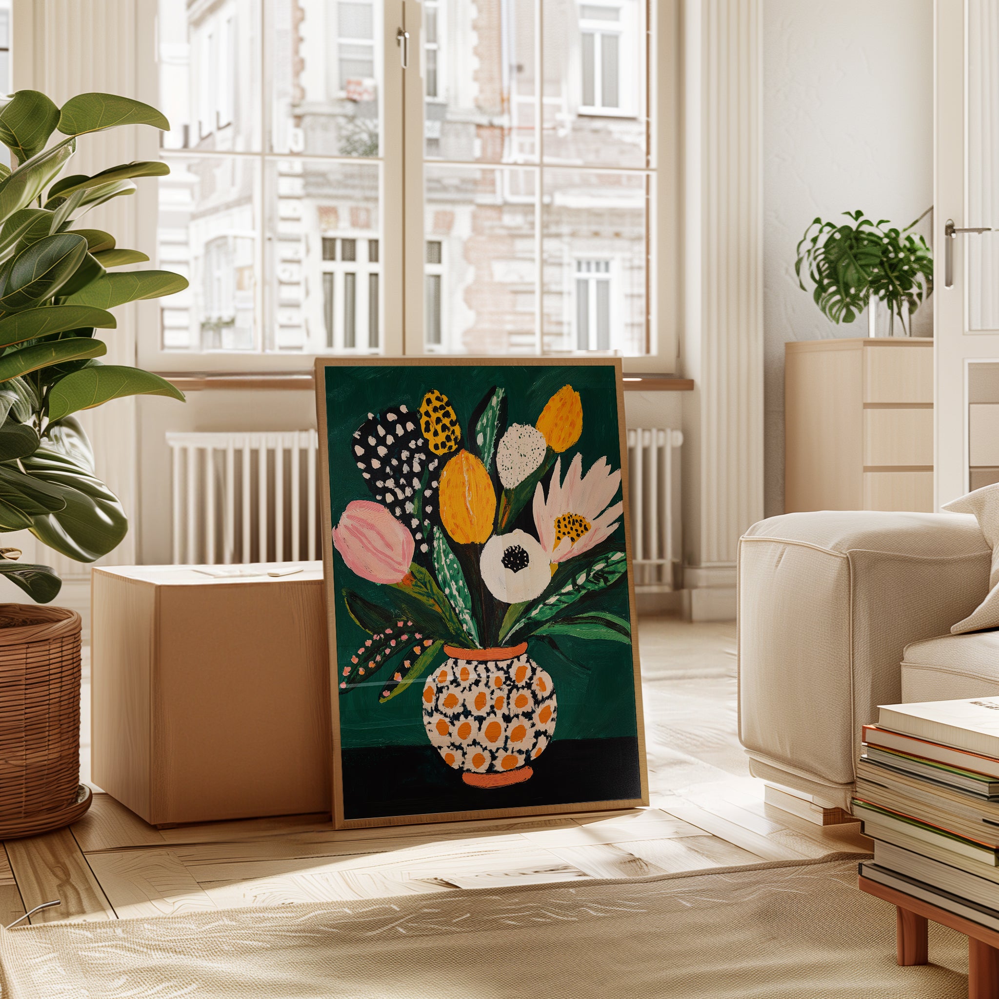 Floral Art Print - interior