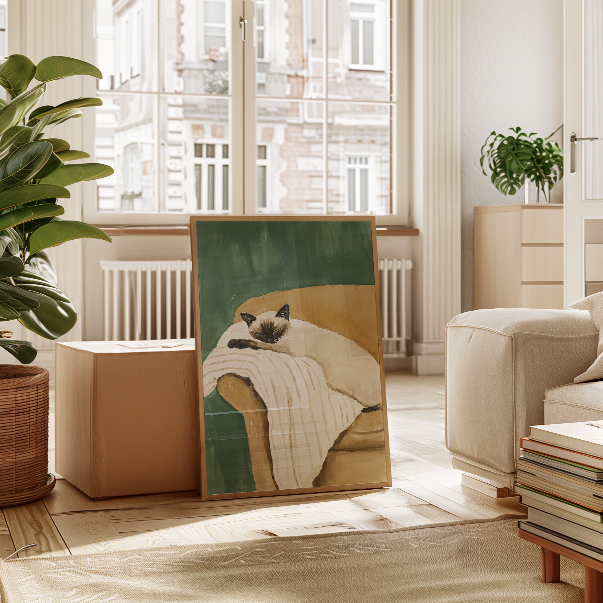 Siamese Cat Poster - interior