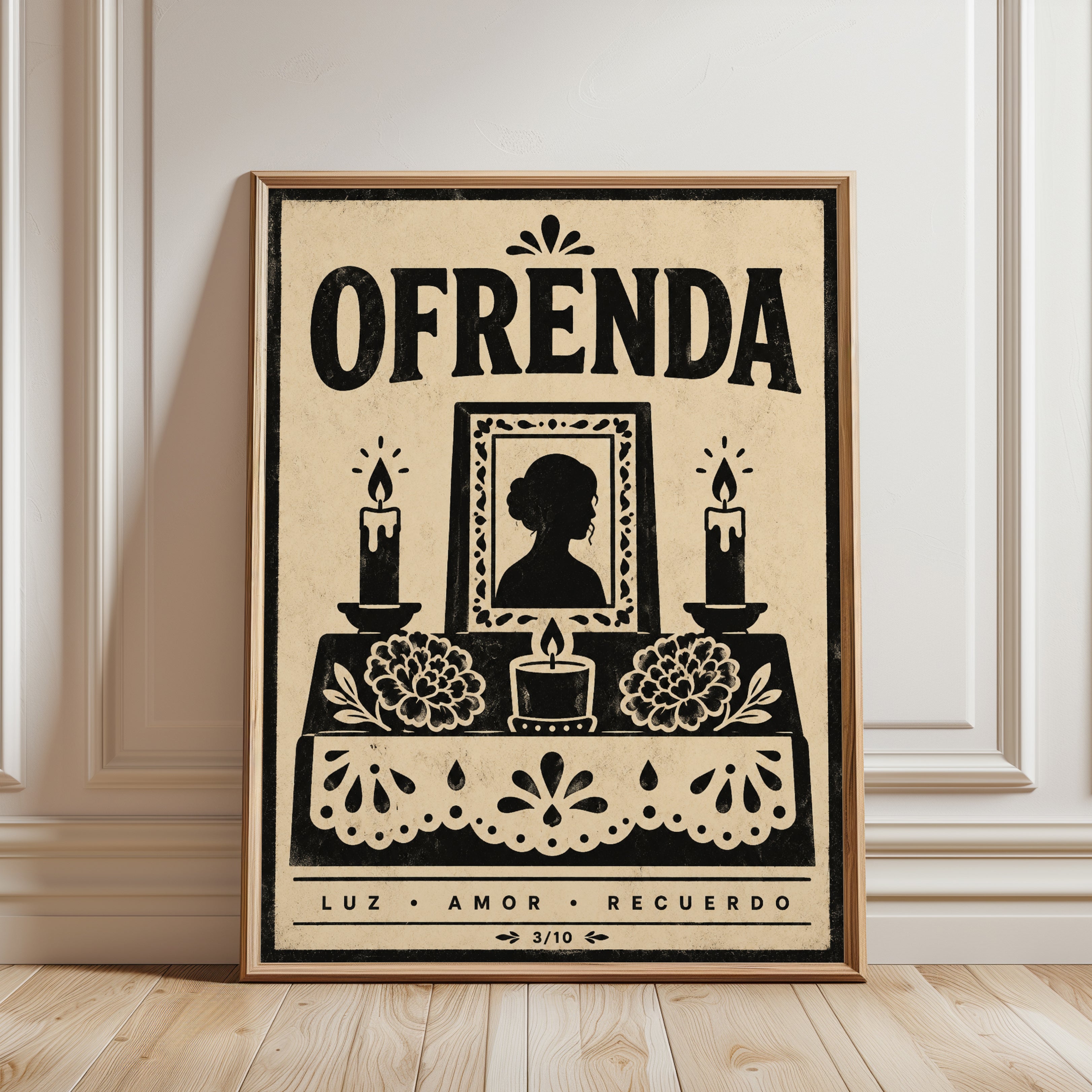 Ofrenda Altar Wall Art - framed detail