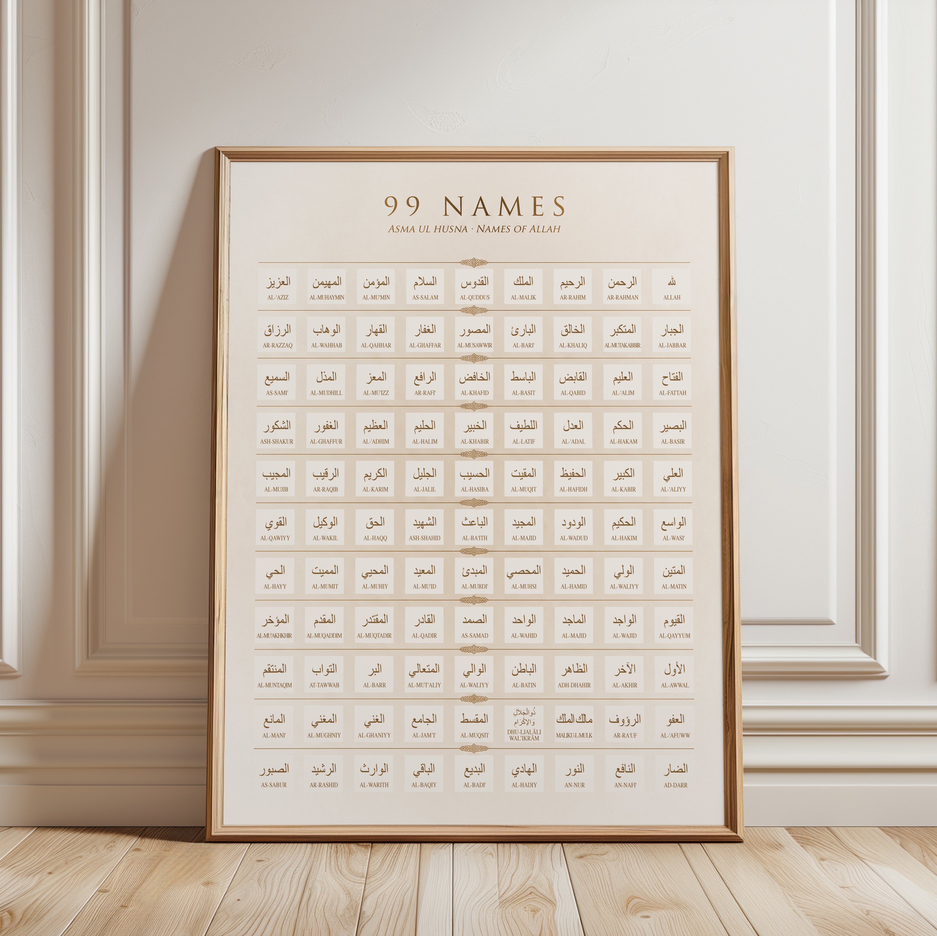 Art Print NPG-5981L - framed detail