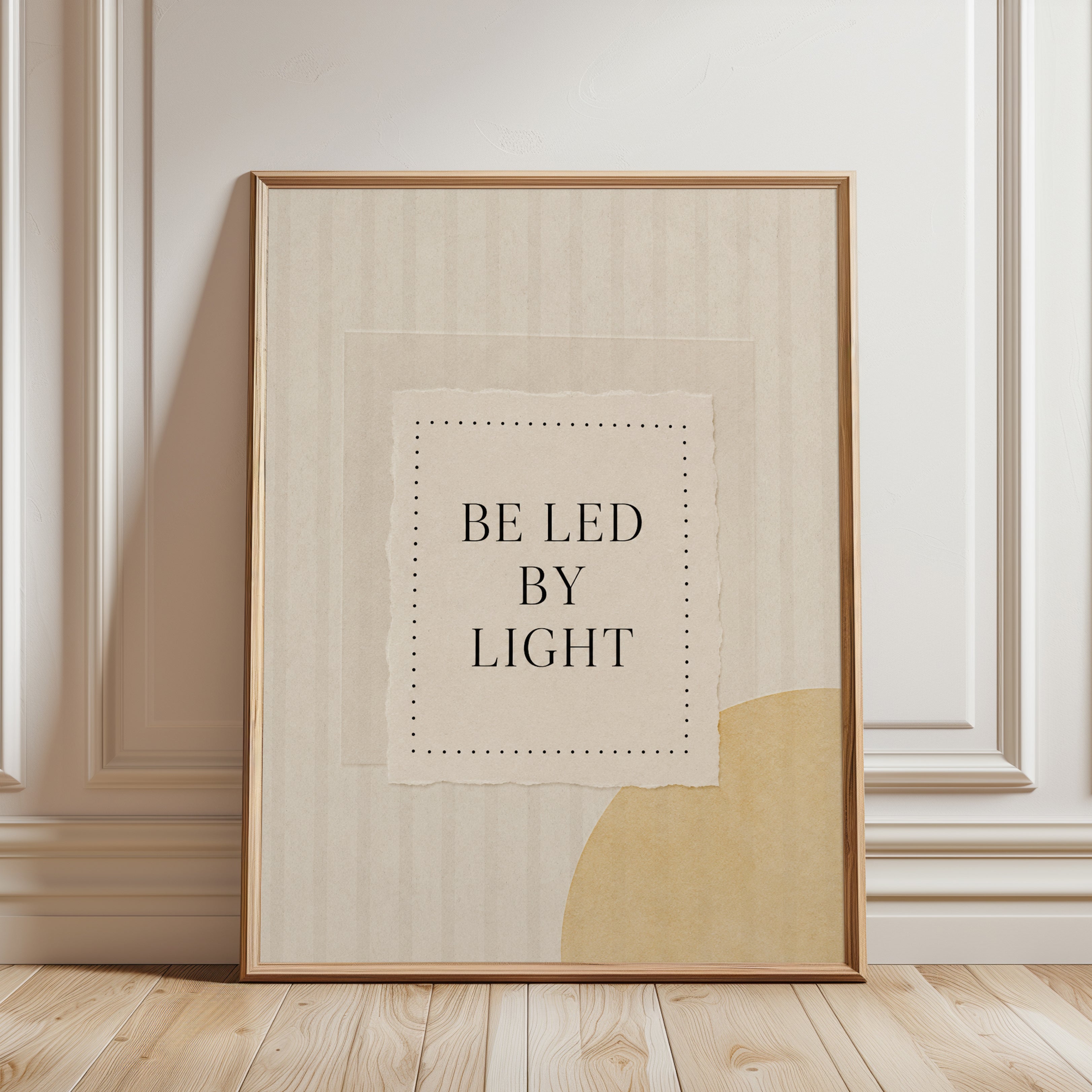 Inspirational Quote Wall Art - framed detail