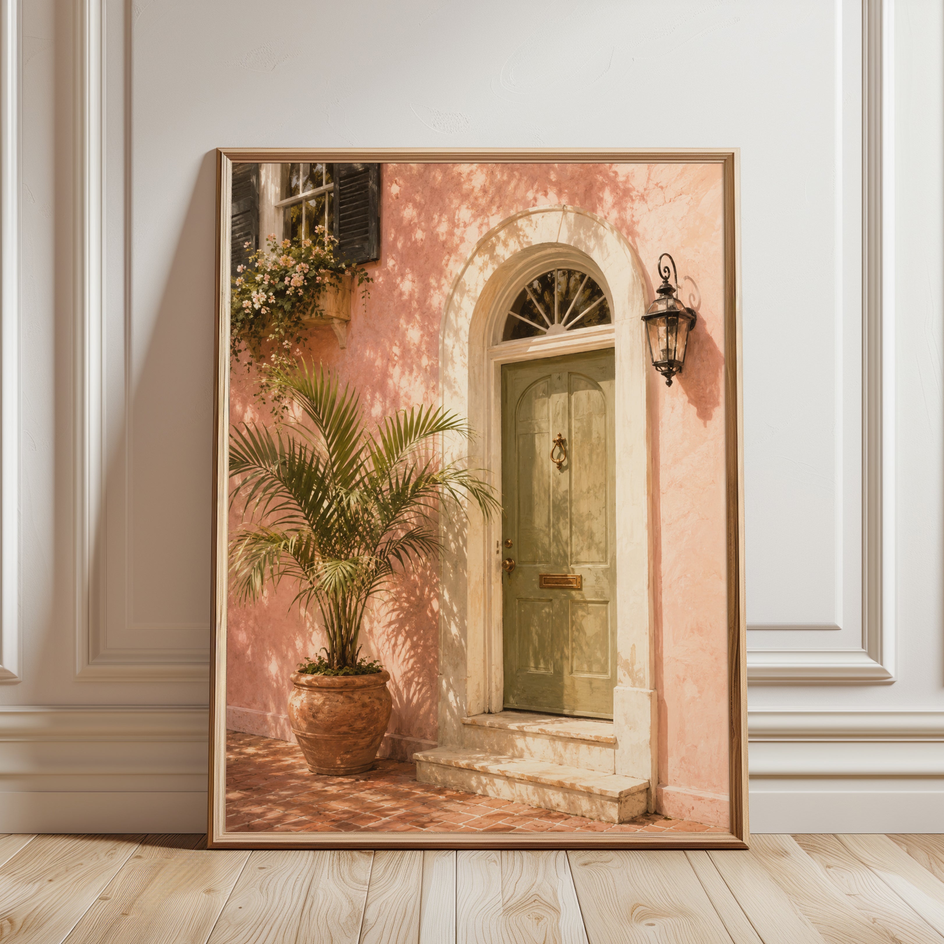 Mediterranean Door Wall Art - framed detail