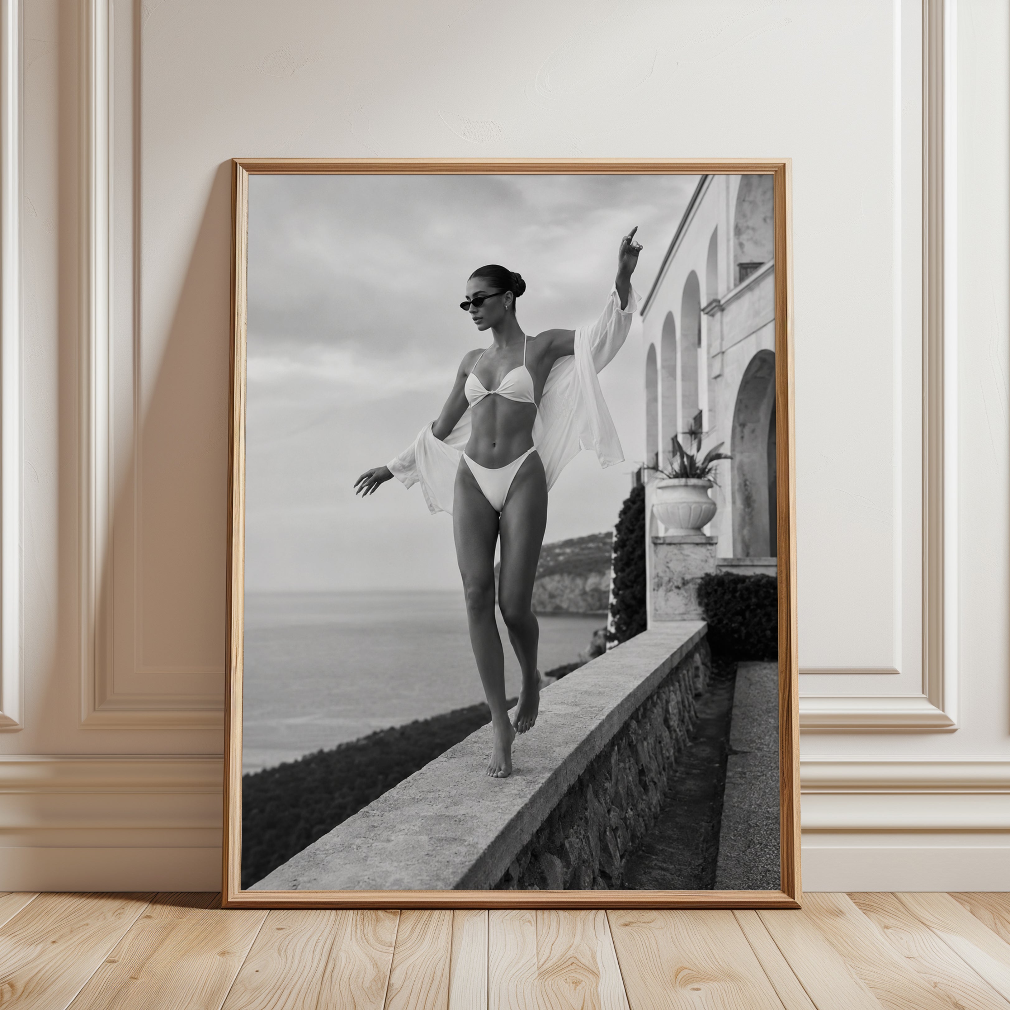 Mediterranean Wall Art - framed detail