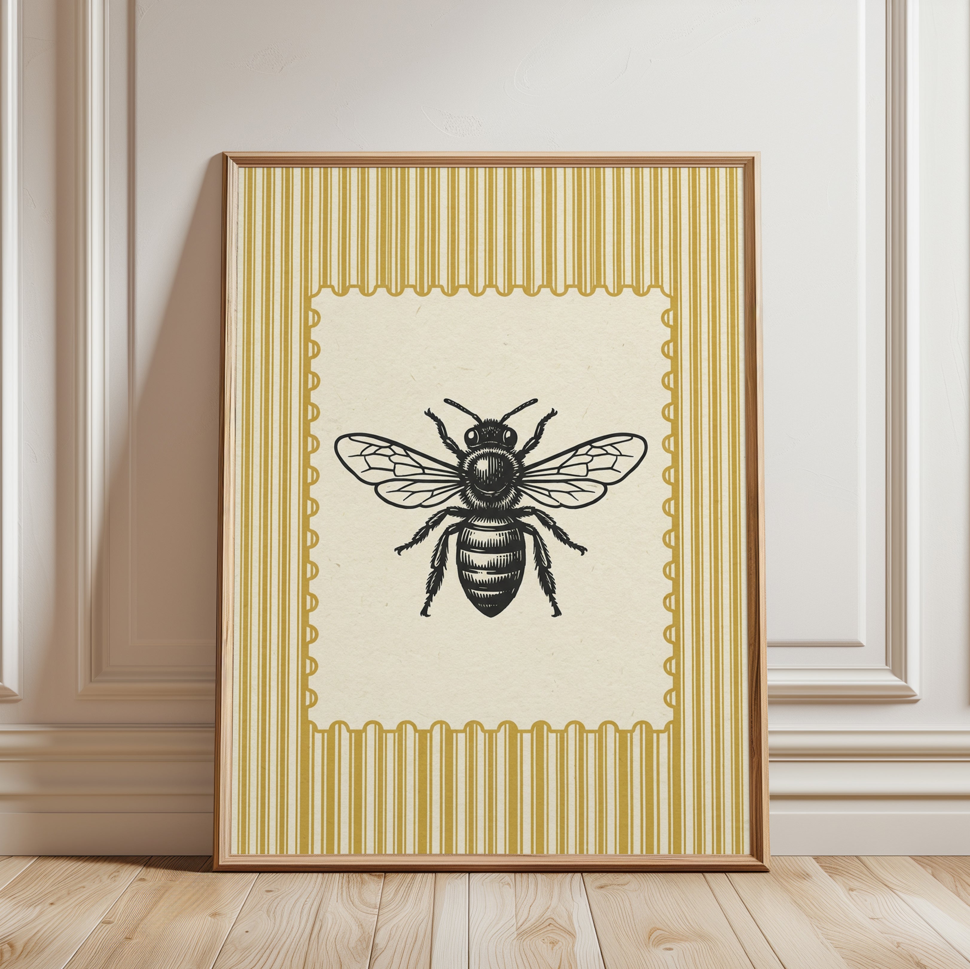 Botanical Print - framed detail