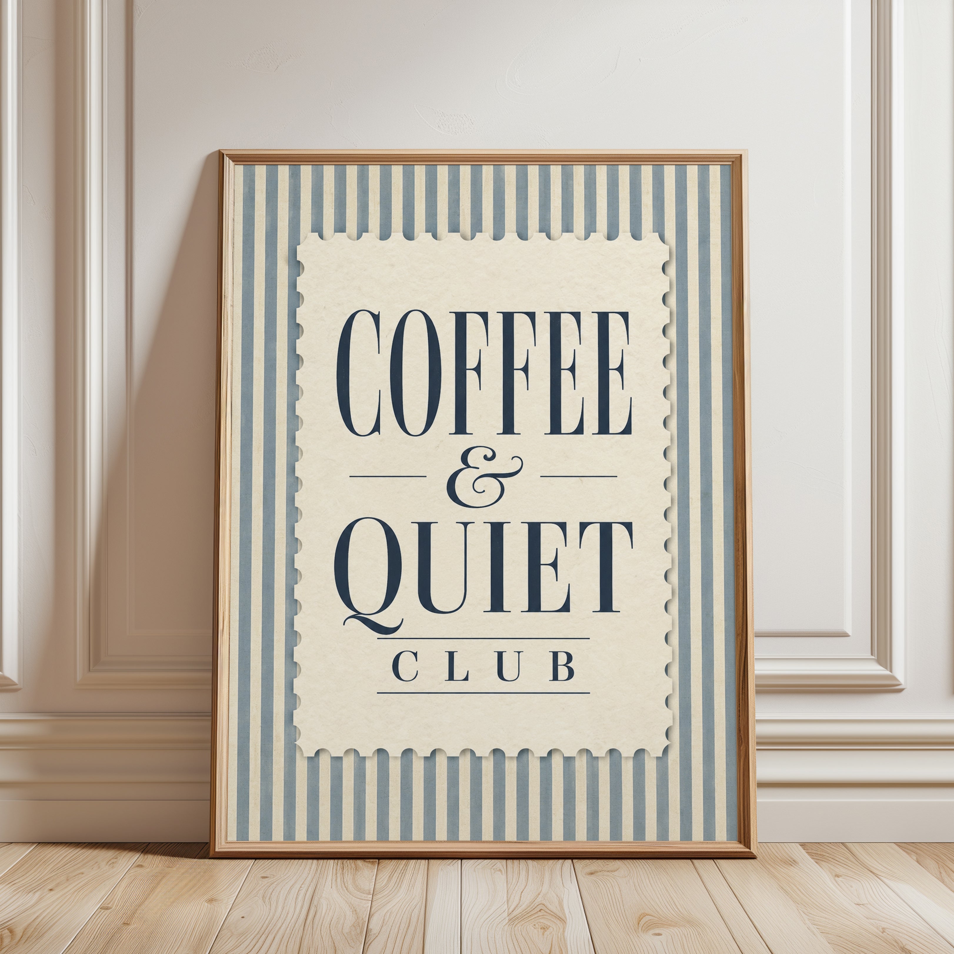 Coffee Kitchen Wall Art - framed detail