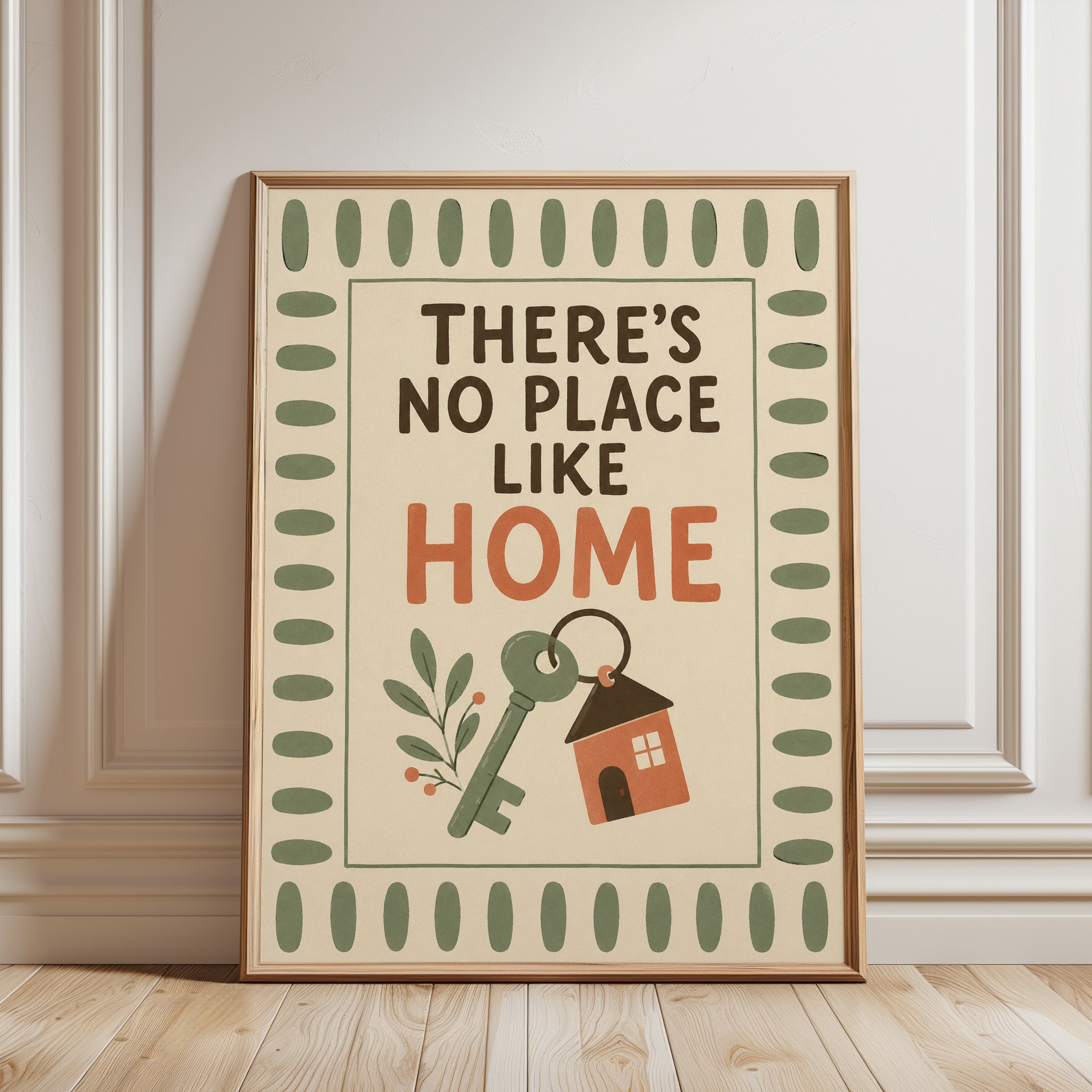 Home Quote Wall Art - framed detail